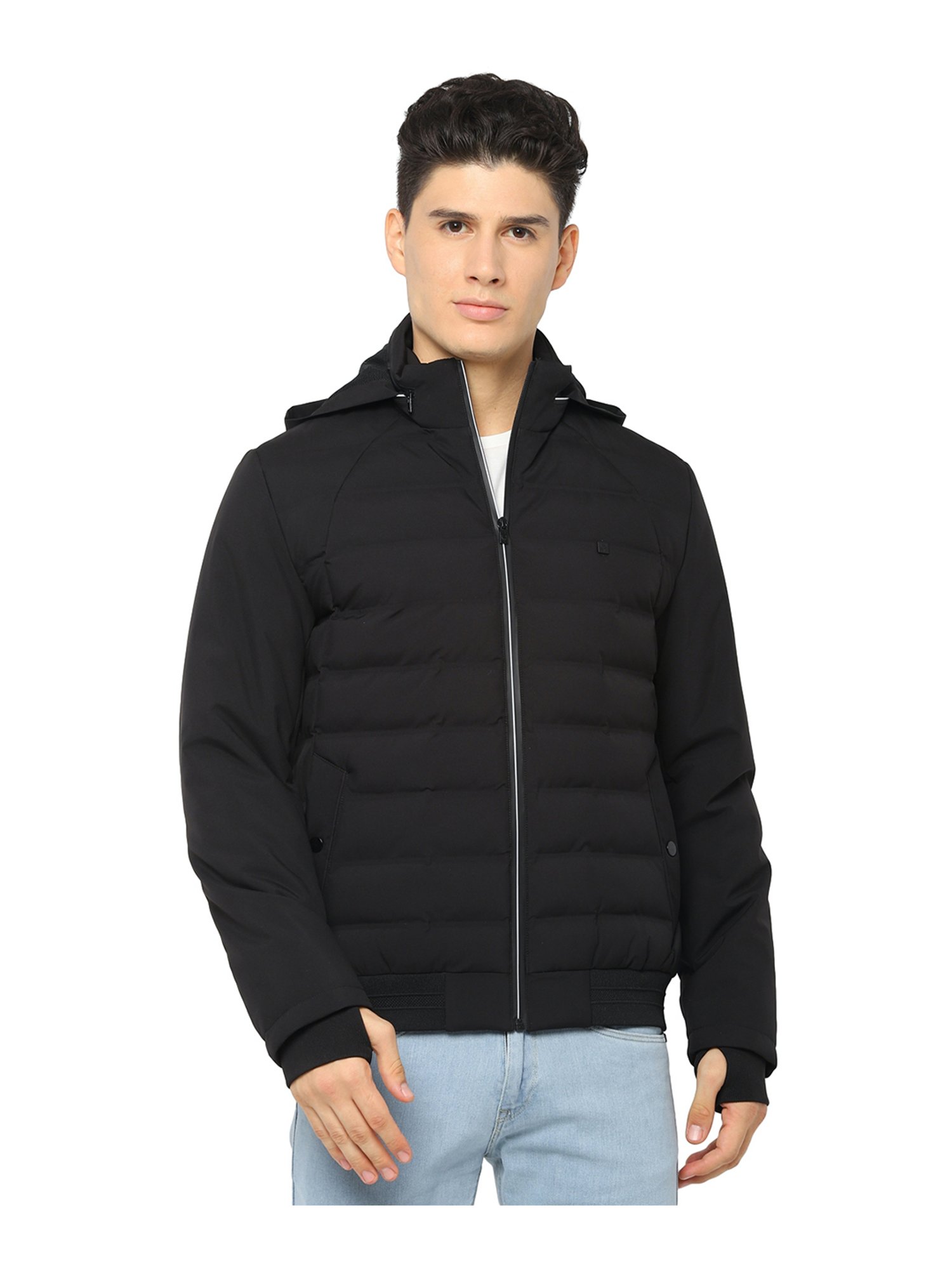 Buy Allen Solly Grey Cotton Regular Fit Quilted Jackets for Mens Online @  Tata CLiQ