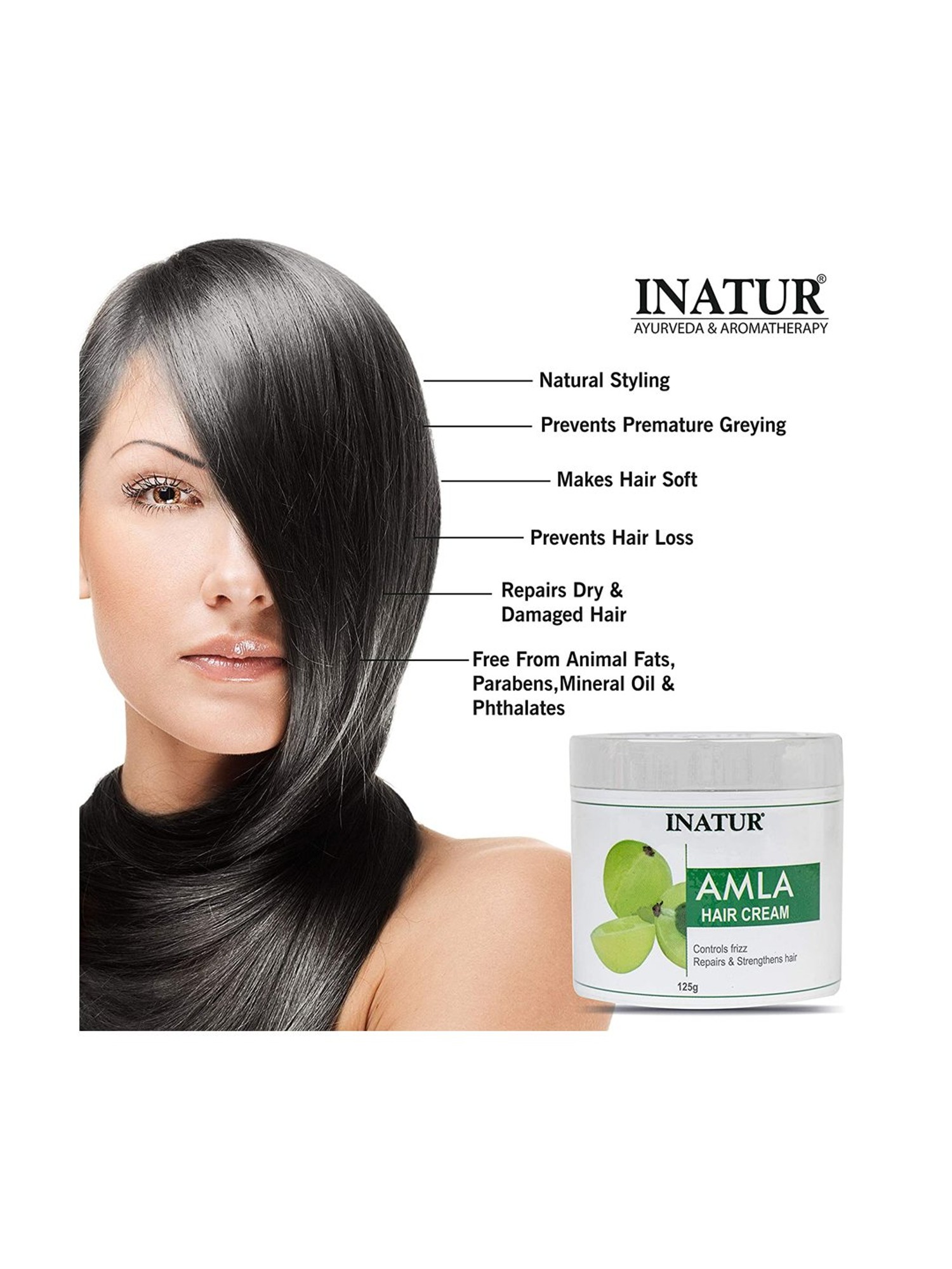 Buy Inatur Herbals Amla Hair Cream - 125 gm Online At Best Price @ Tata CLiQ