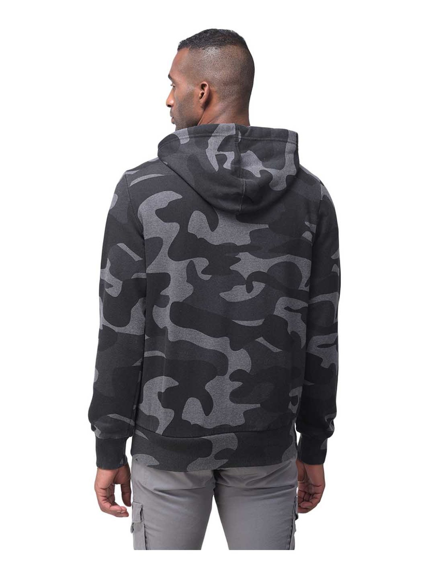 Grey 2024 camouflage hoodie