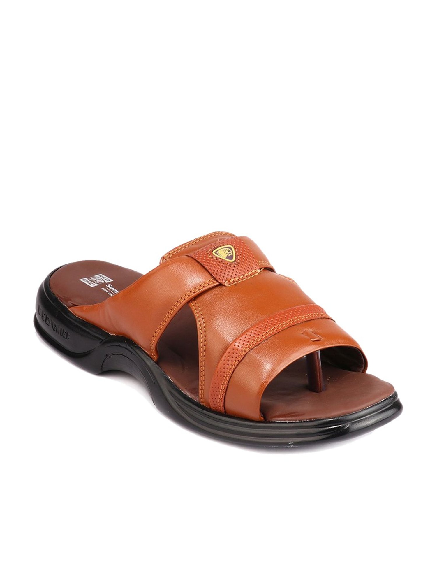 Red Chief R.Brown Leather casual sandals for men : Amazon.in: Fashion