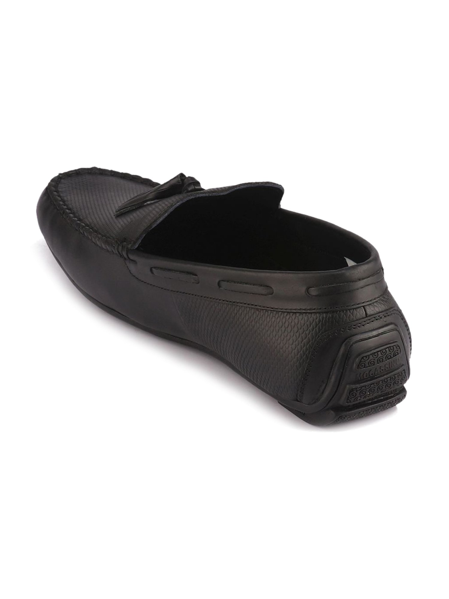 Red Chief Men's RC3617 Black Boat Shoes 