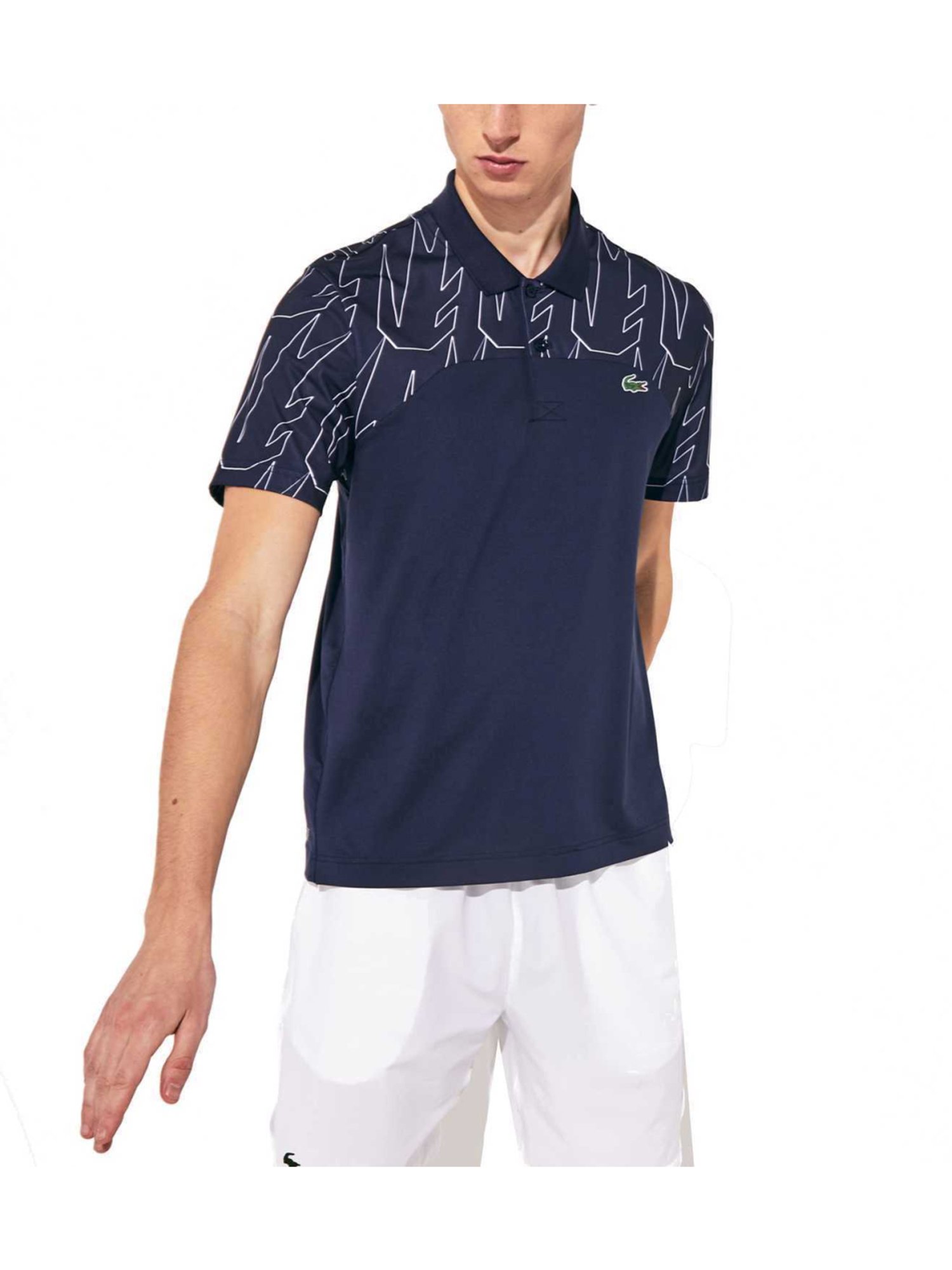 Polo lacoste 2024 djokovic bleu