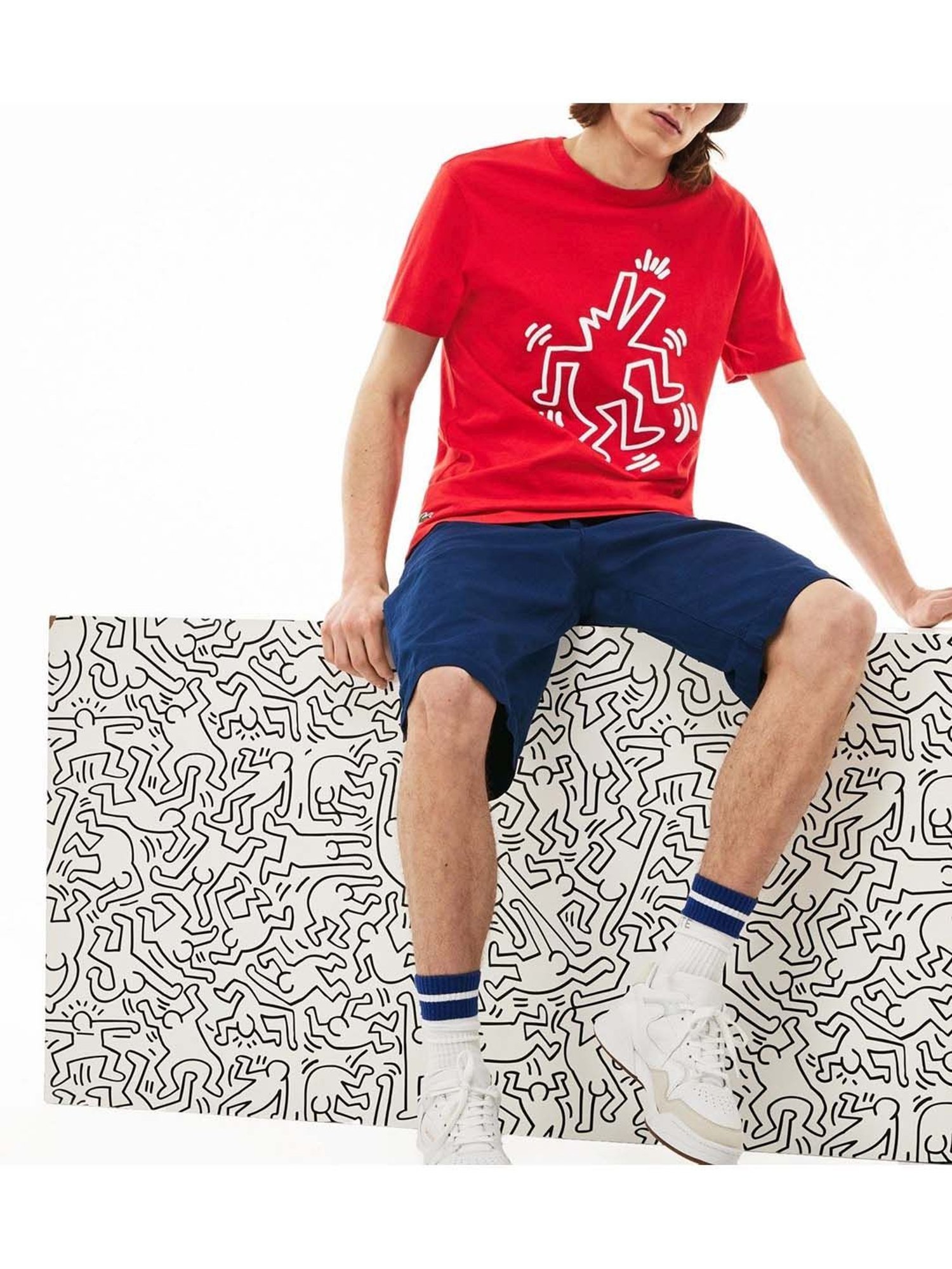 Lacoste x keith haring t shirt Clearance