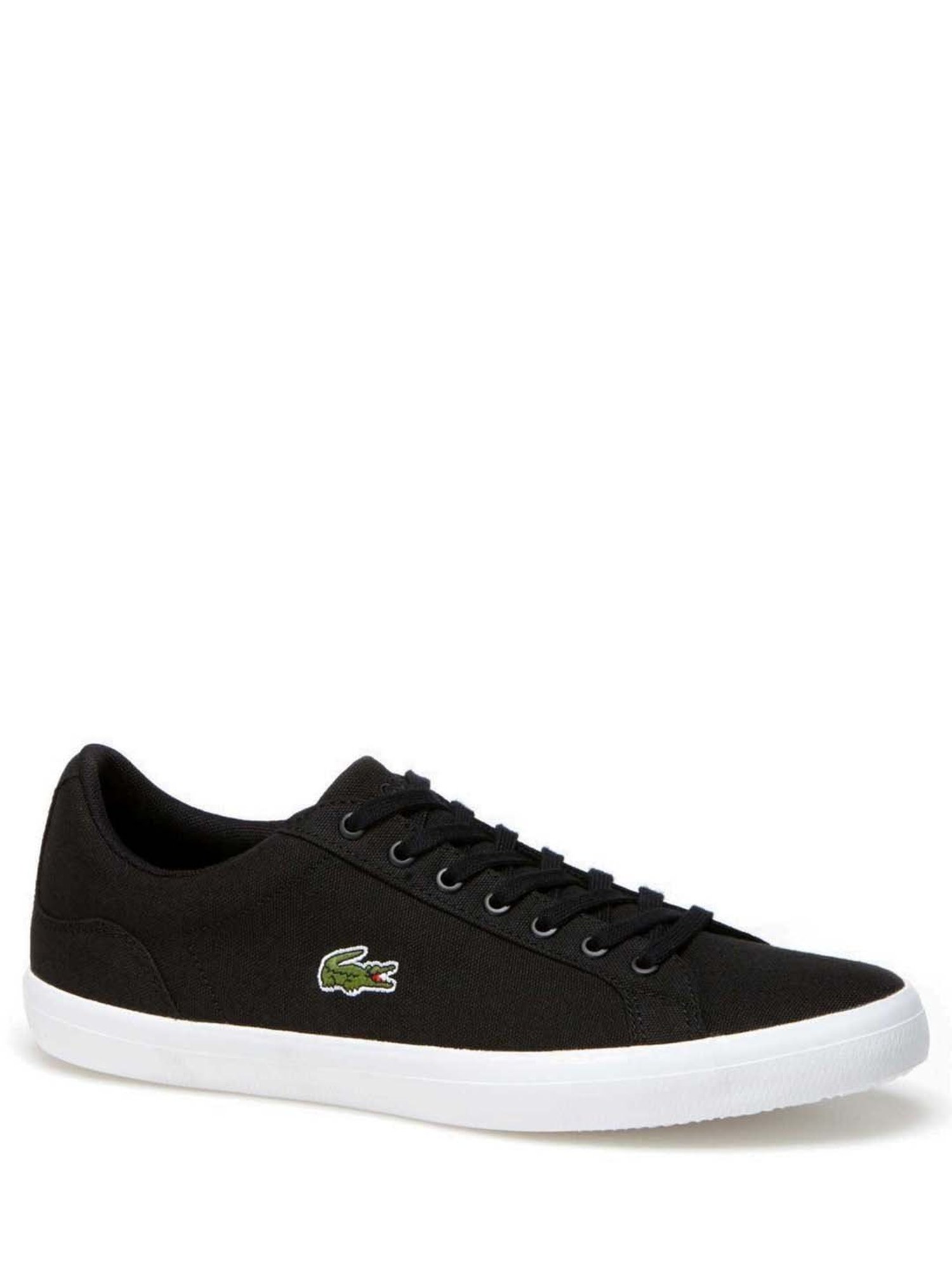 Buy Lacoste Black Lerond Canvas Sneakers for Men Online @ Tata CLiQ