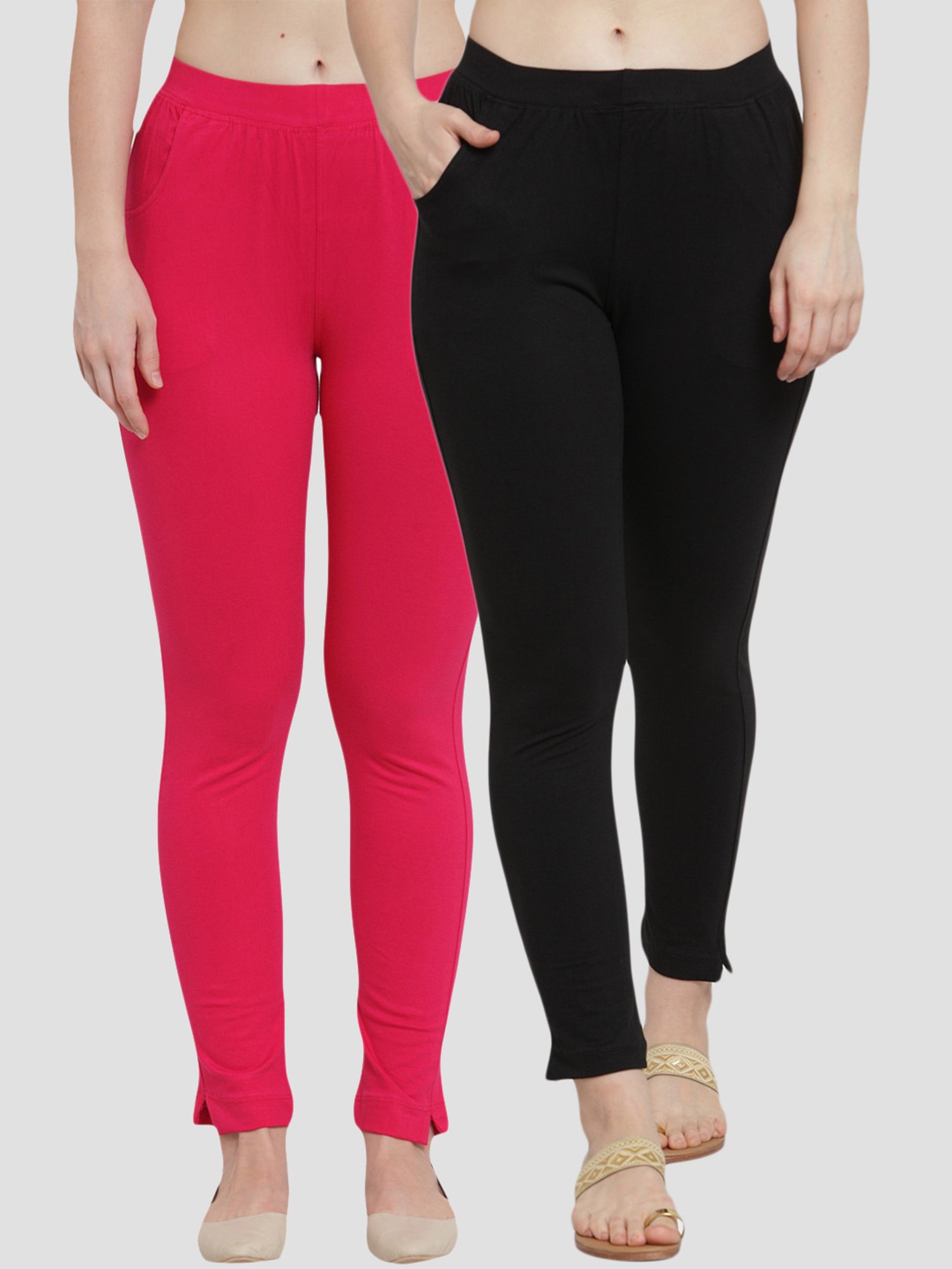 N-Gal 4 Way Stretch 4-Way V Cut Cotton Lycra Churidar Leggings -170 GSM 36  Thread Count at Rs 135 in Noida