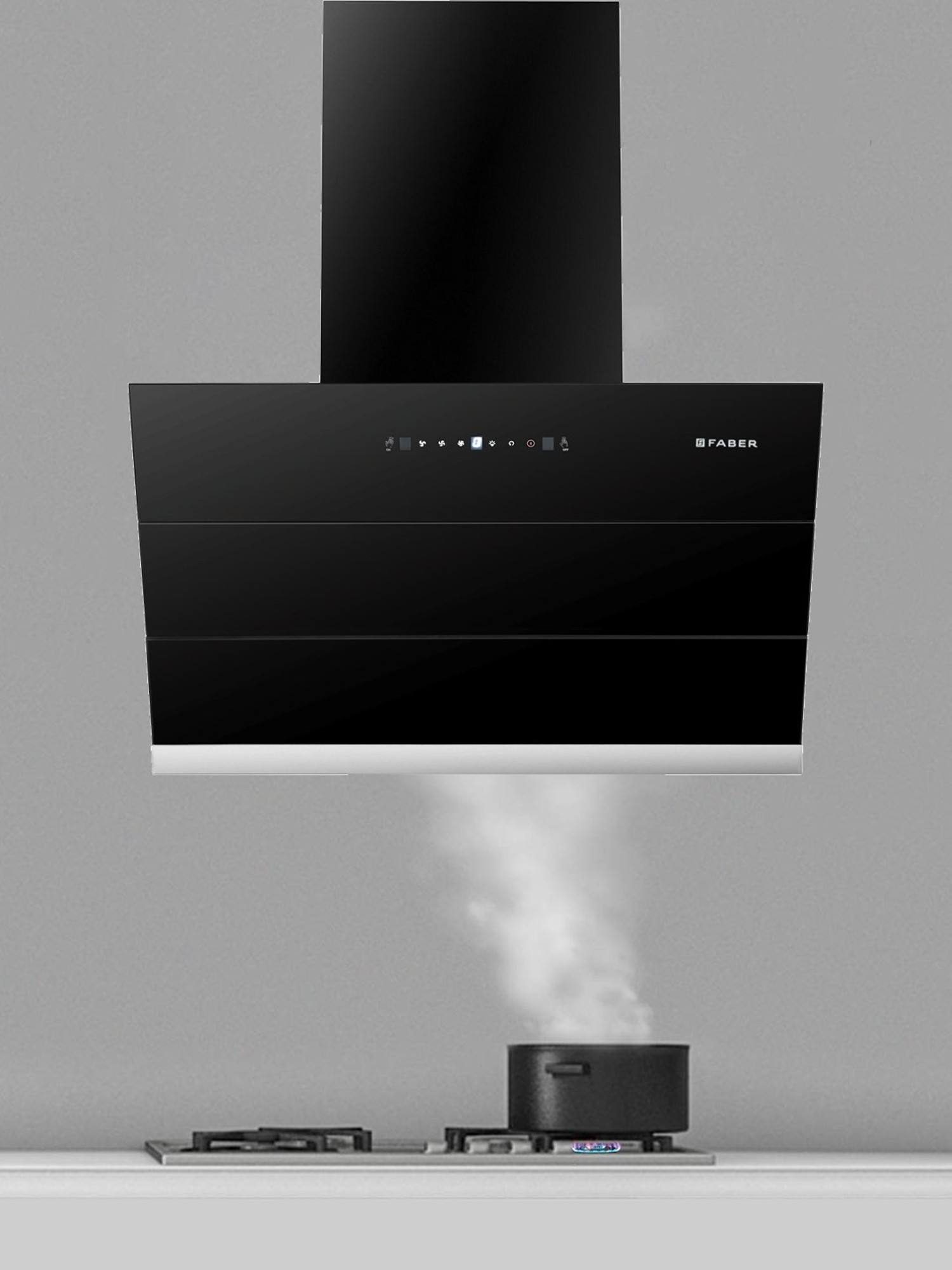 Buy Faber Zenith FL SC AC 60 cm 1350 CMH Wall Mounted Chimney Online At  Best Price @ Tata CLiQ