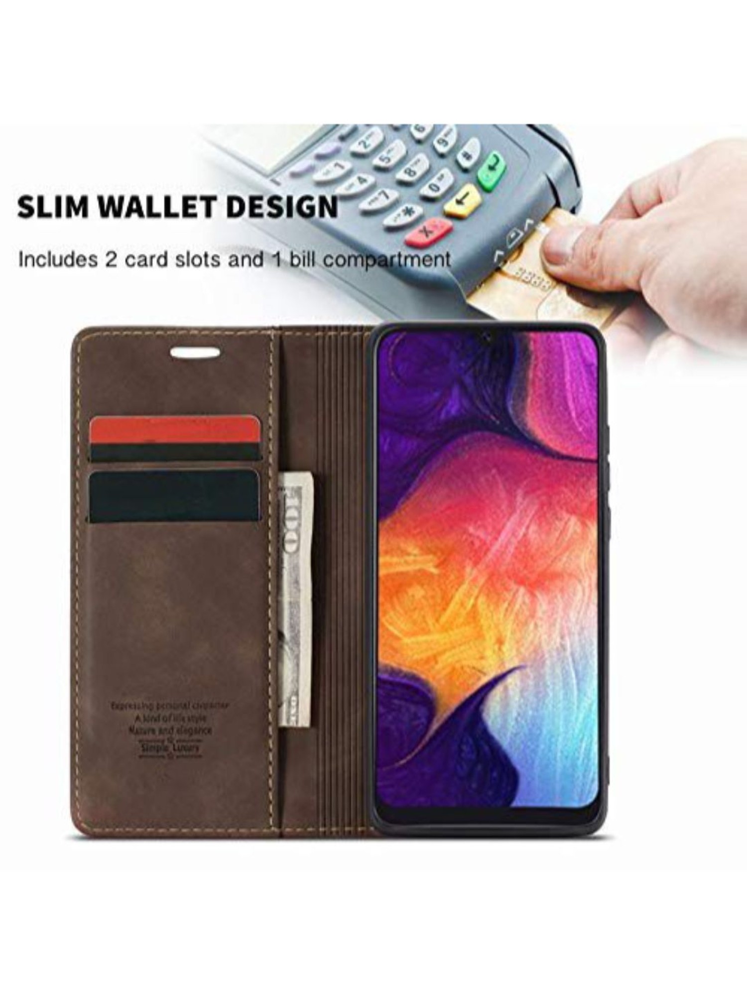 Bear Village Galaxy S10 Case #7 Butterfly 3D Creative Printed PU Leather Magnetic Flip Folio Wallet Cover with Kickstand Function for Samsung Galaxy S10 