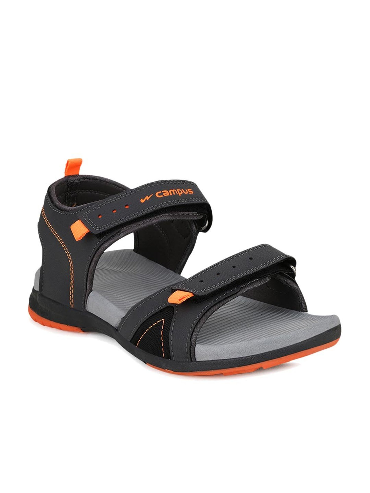 Buy Campus GC-22118 Black Men Sandals Online