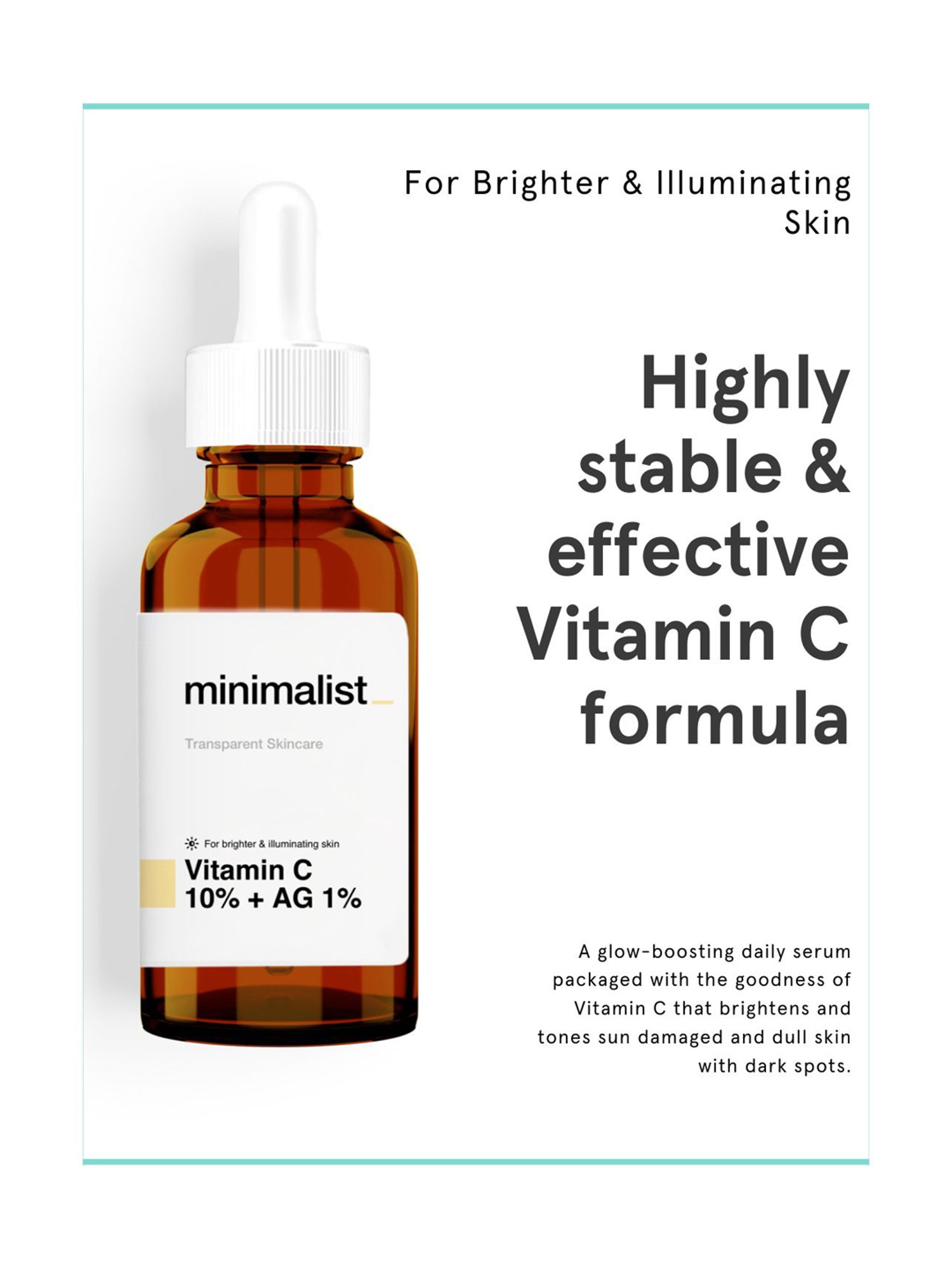 minimalist vit c serum