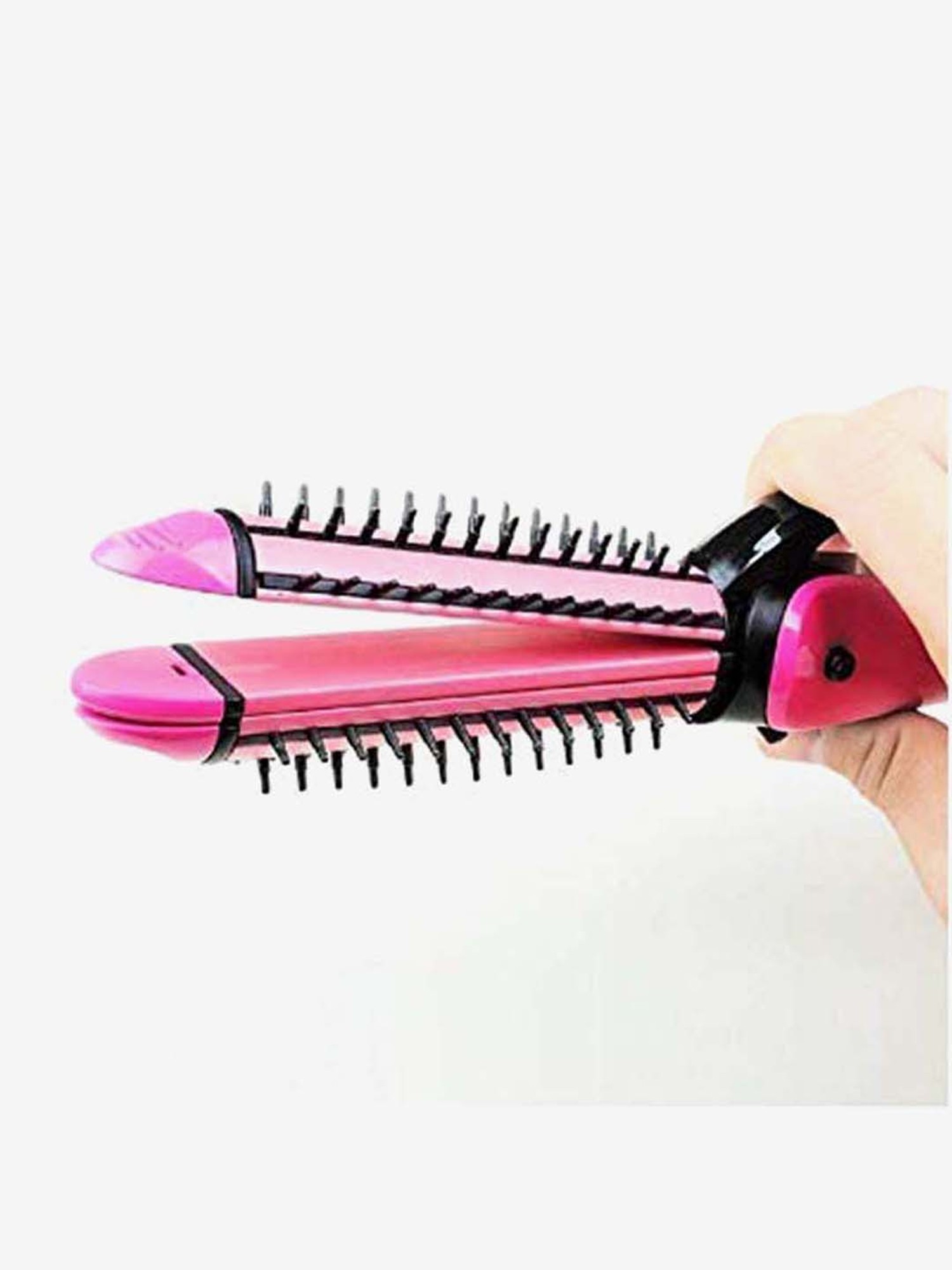 Buy Nova NHC-8890 Professional 3-in-1 Electric Hair Styler(Pink) Online At  Best Price @ Tata CLiQ
