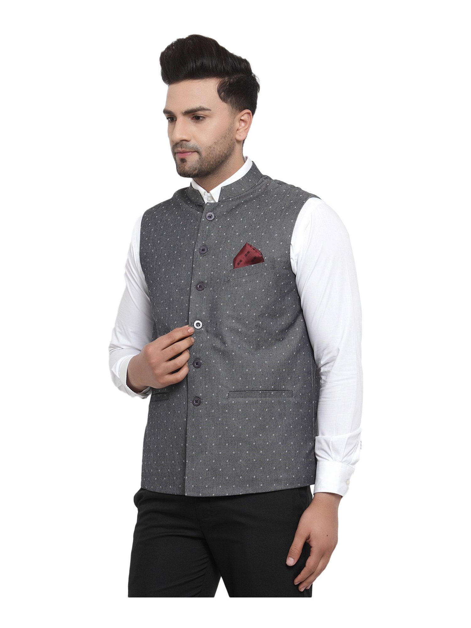 Men Nehru Jacket Indian Traditional Modi Jacket Waistcoat Sainly– SAINLY