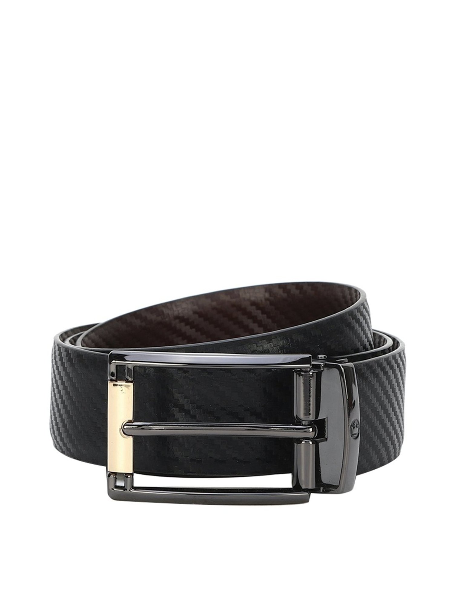 Buy Louis Philippe Black Leather Reversible Belt for Men Online At Best  Price @ Tata CLiQ