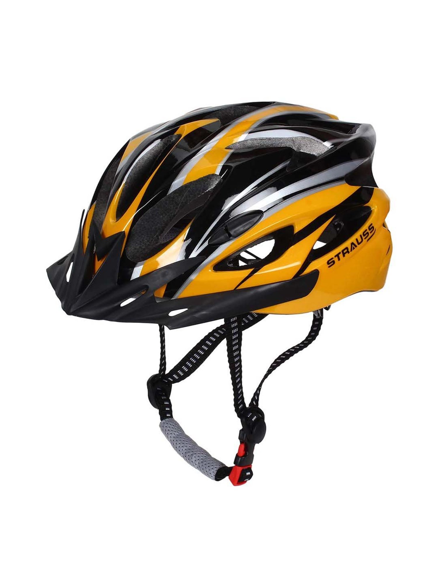 Yellow cycling online helmet