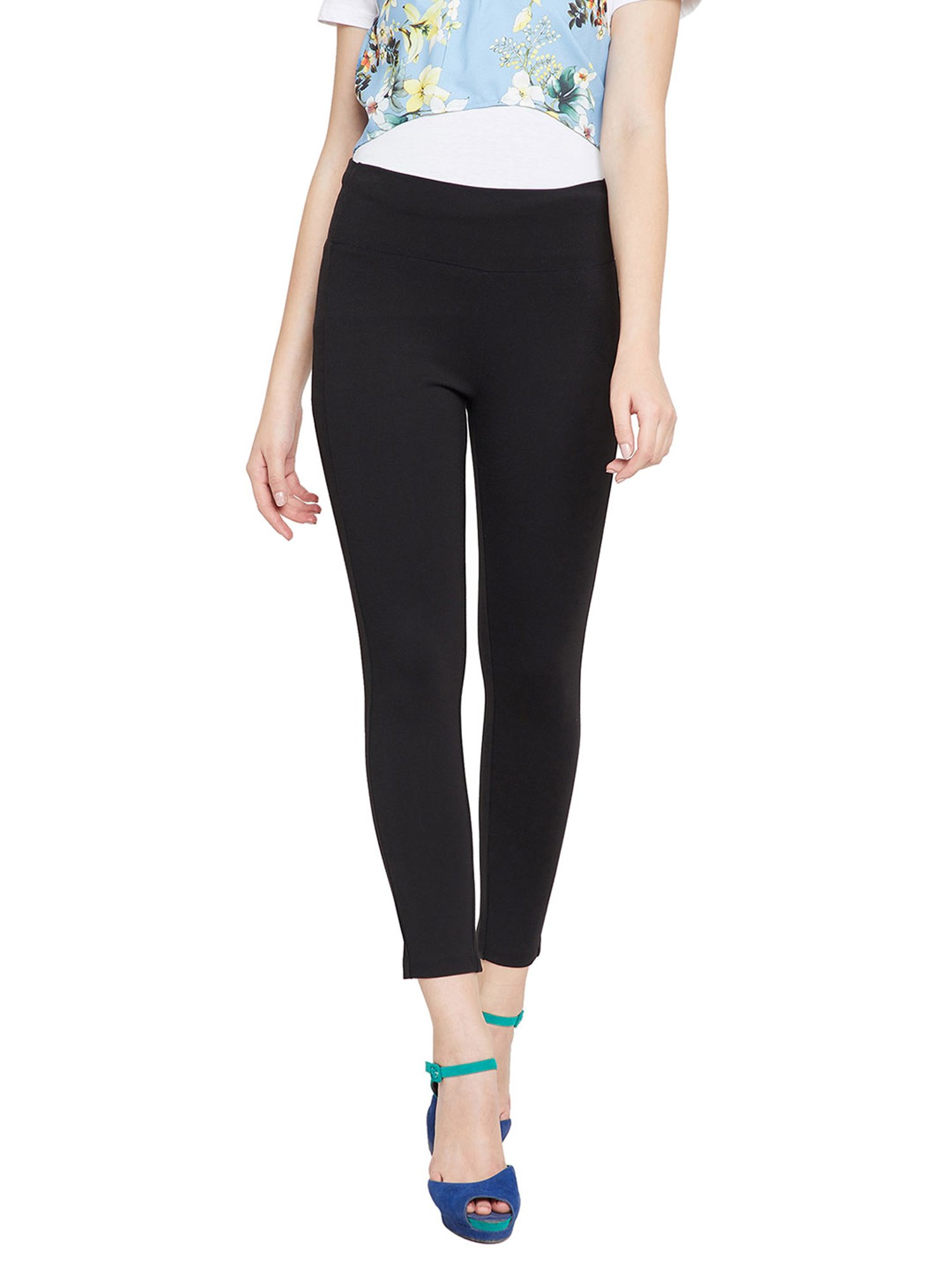 Buy MADAME Black Regular fit Jeggings for Women Online @ Tata CLiQ