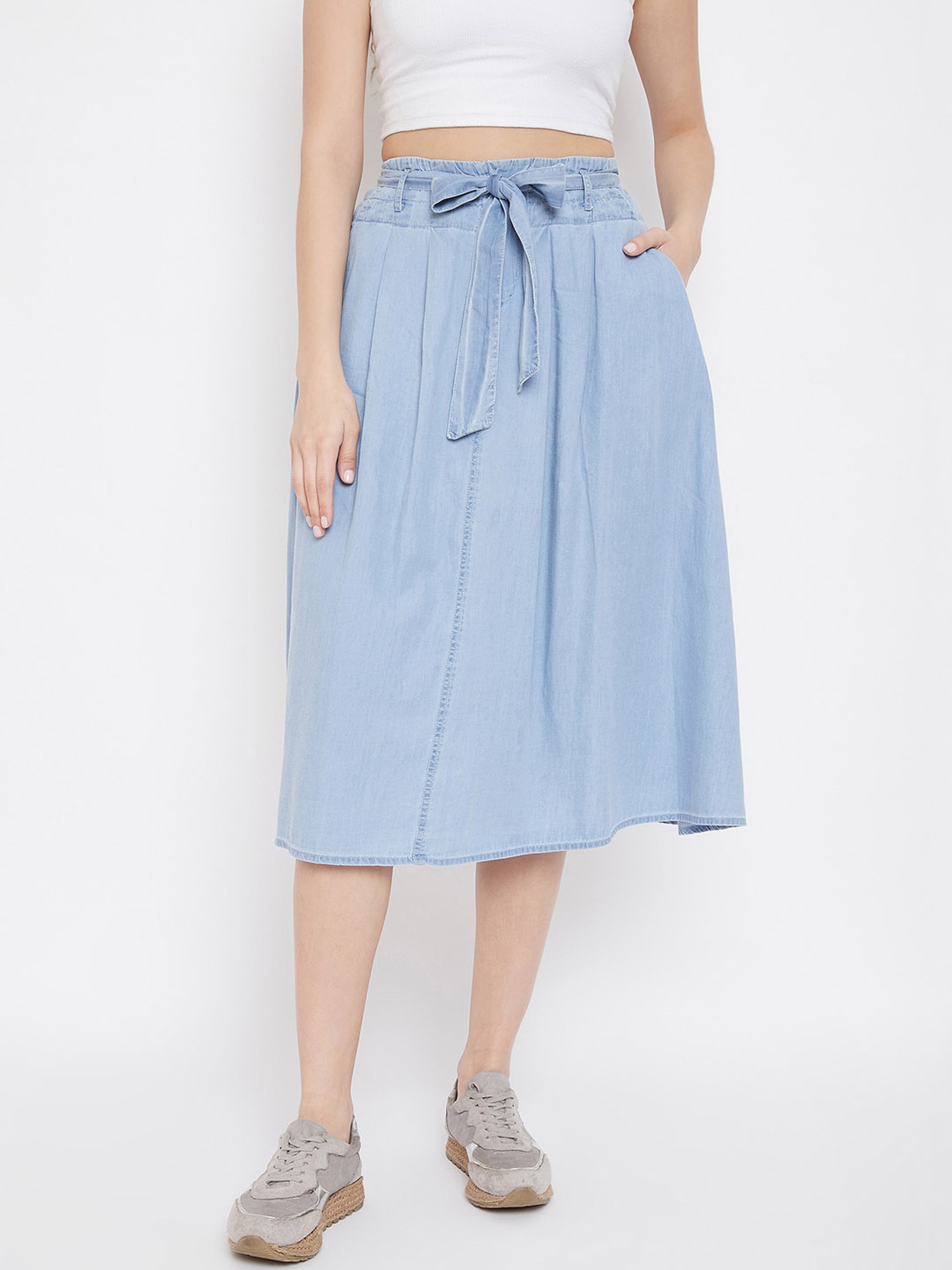 Shop A.P.C. Casual Style Denim Plain Skirts by goody0430 | BUYMA