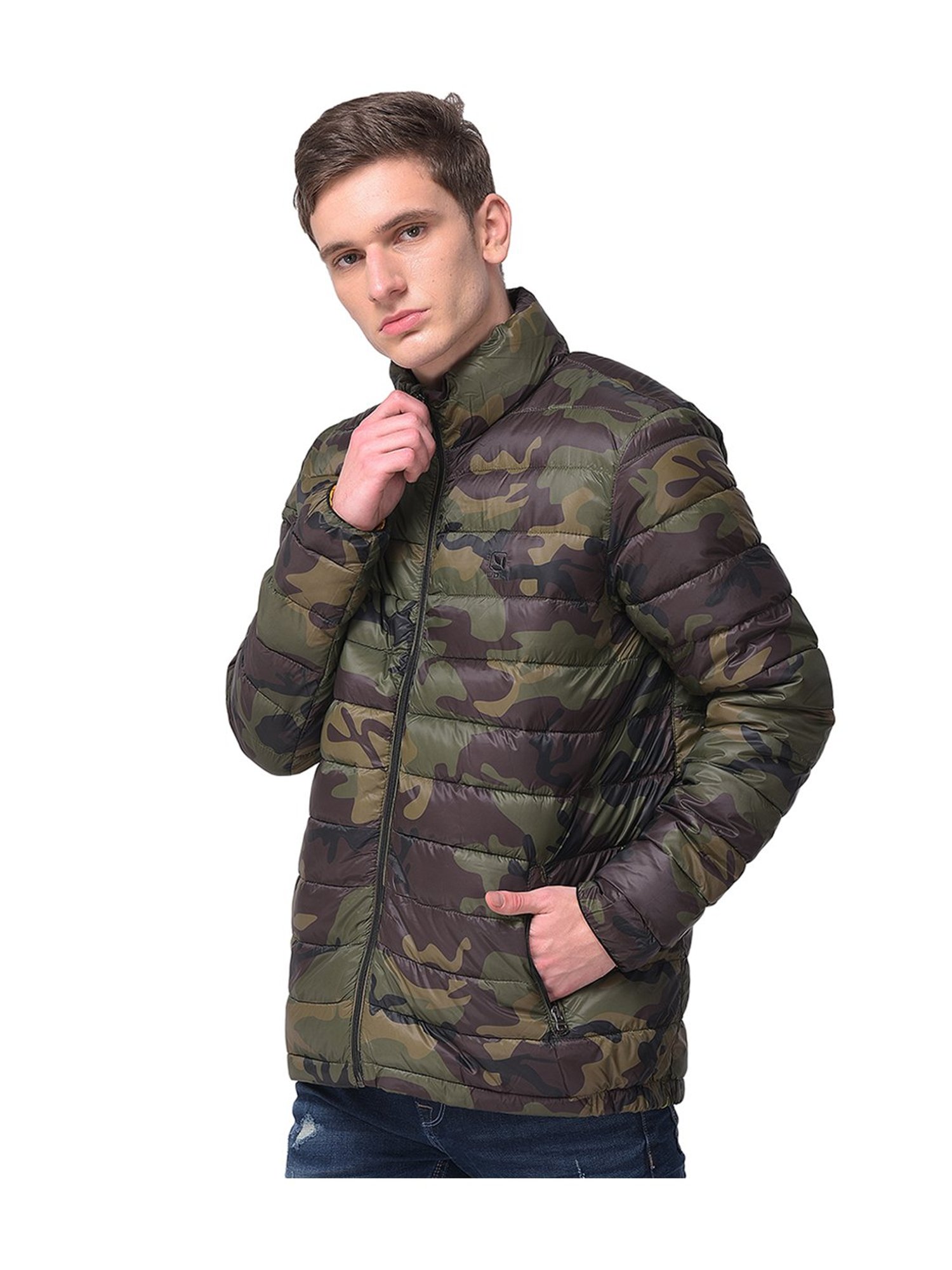 Buy Highlander Navy Blue Solid Puffer Jacket for Men Online at Rs.1159 -  Ketch