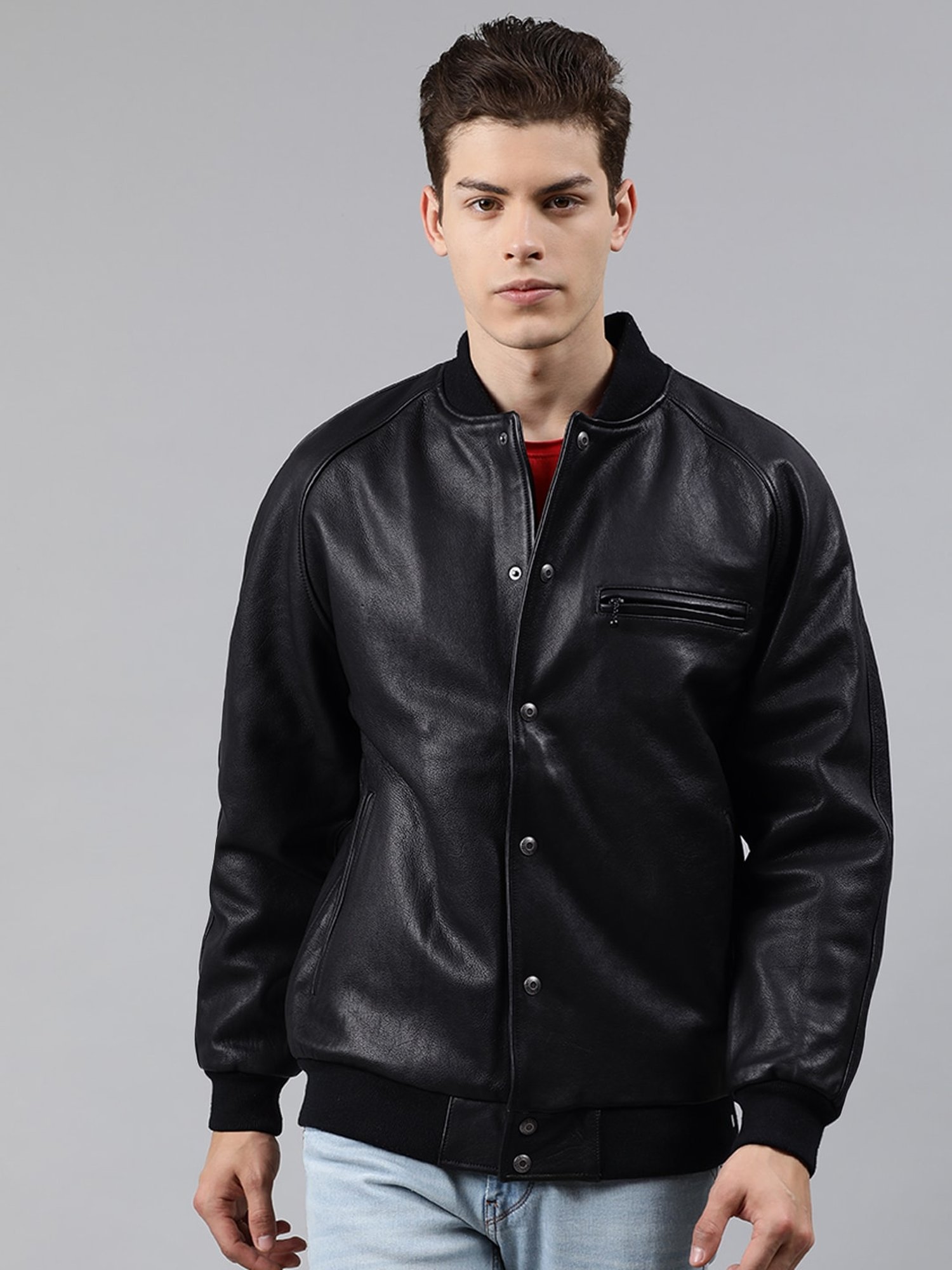 Buy Lee Navy Full Sleeves Jacket for Men Online @ Tata CLiQ