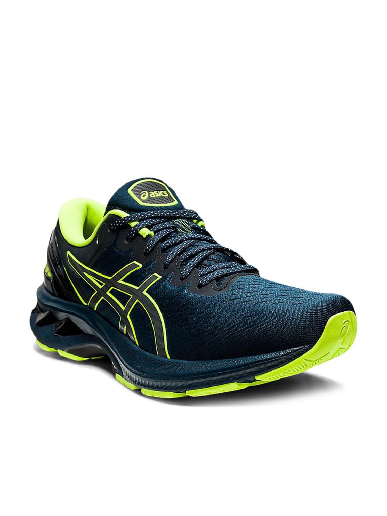 Buy Asics Men's GEL-KAYANO 27 LITE-SHOW Blue Running Shoes for Men