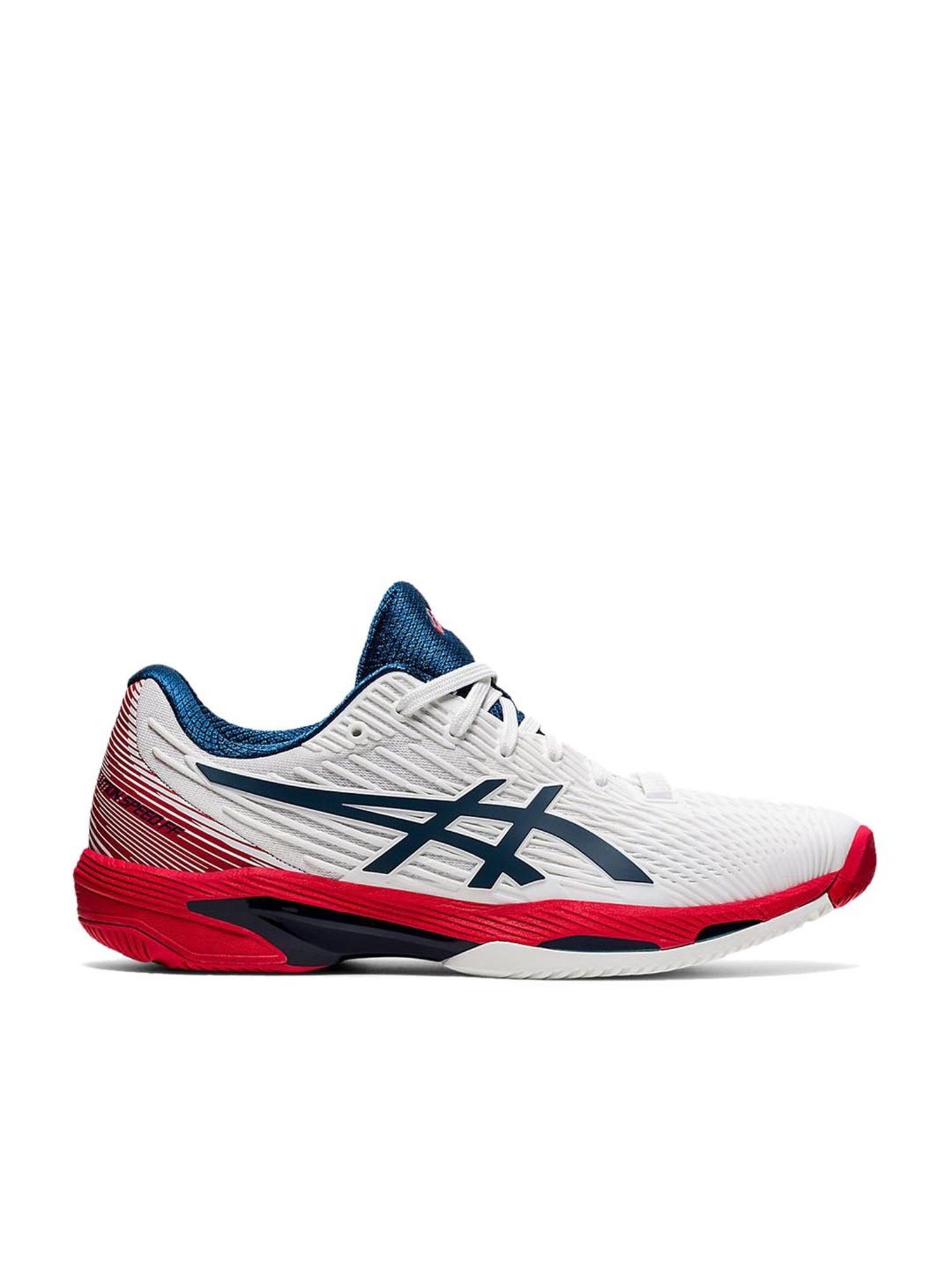 posibilidad controlador Otoño Buy Asics Men's Solution Speed FF 2 Standard White Tennis Shoes for Men at  Best Price @ Tata CLiQ