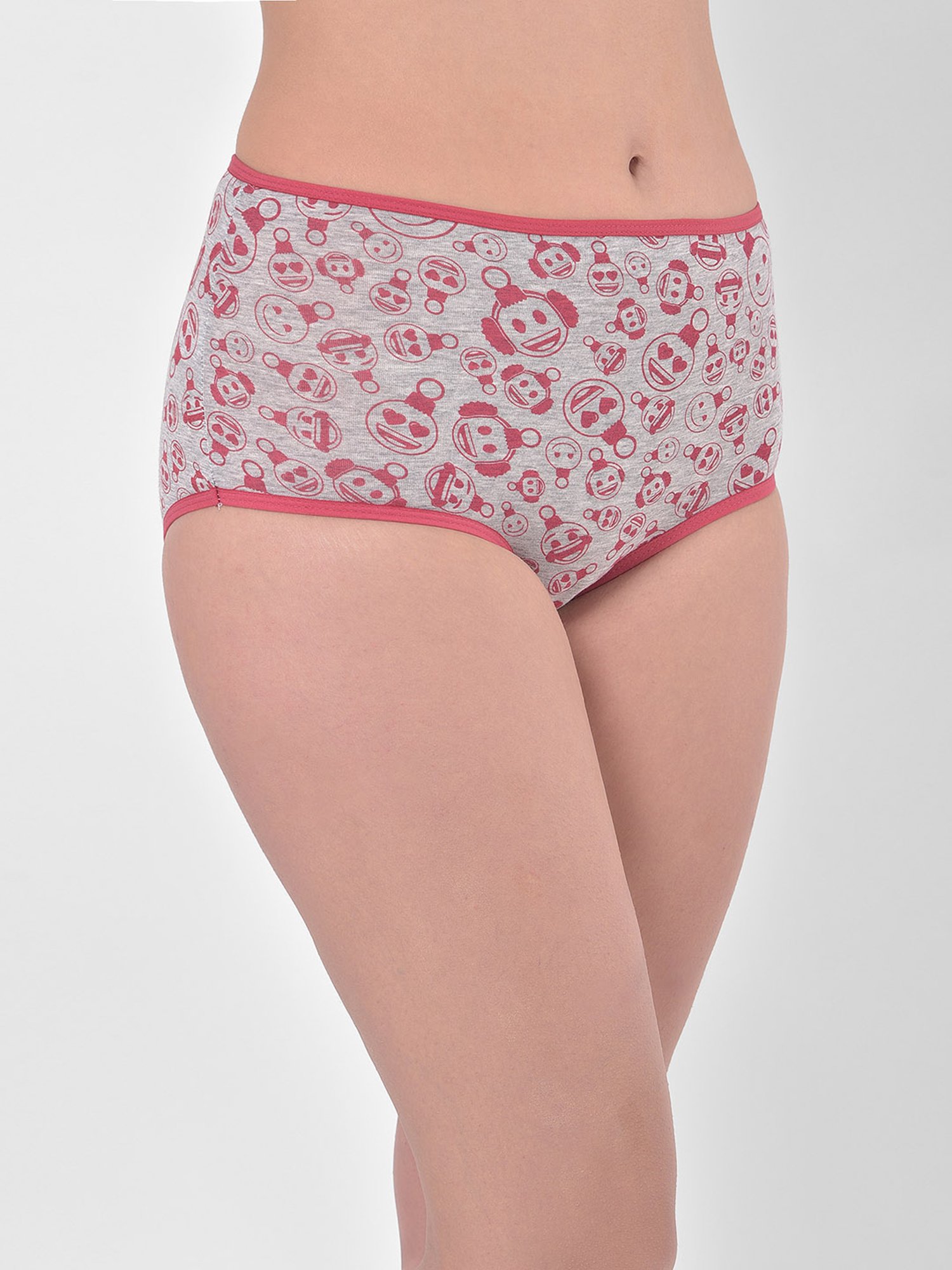 Buy Clovia Grey Cotton Printed Boyshorts Panty for Women Online @ Tata CLiQ