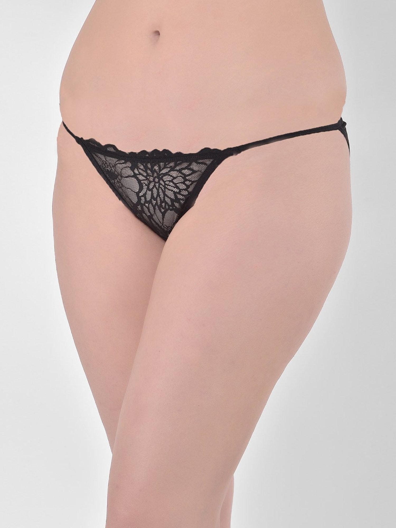 Buy Friskers Black Thong Panty for Women's Online @ Tata CLiQ