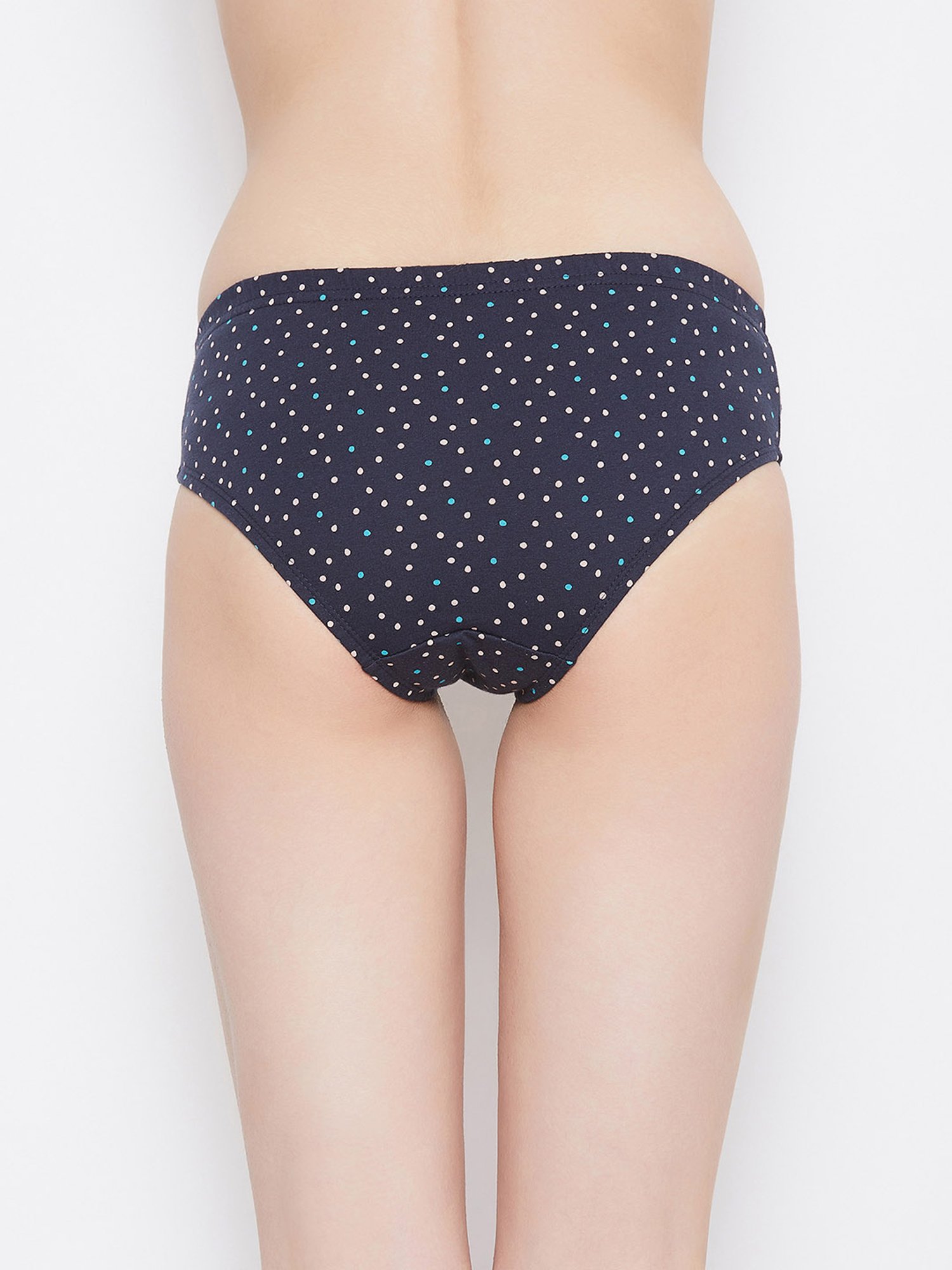 La Vie En Rose Grey Cotton Panty