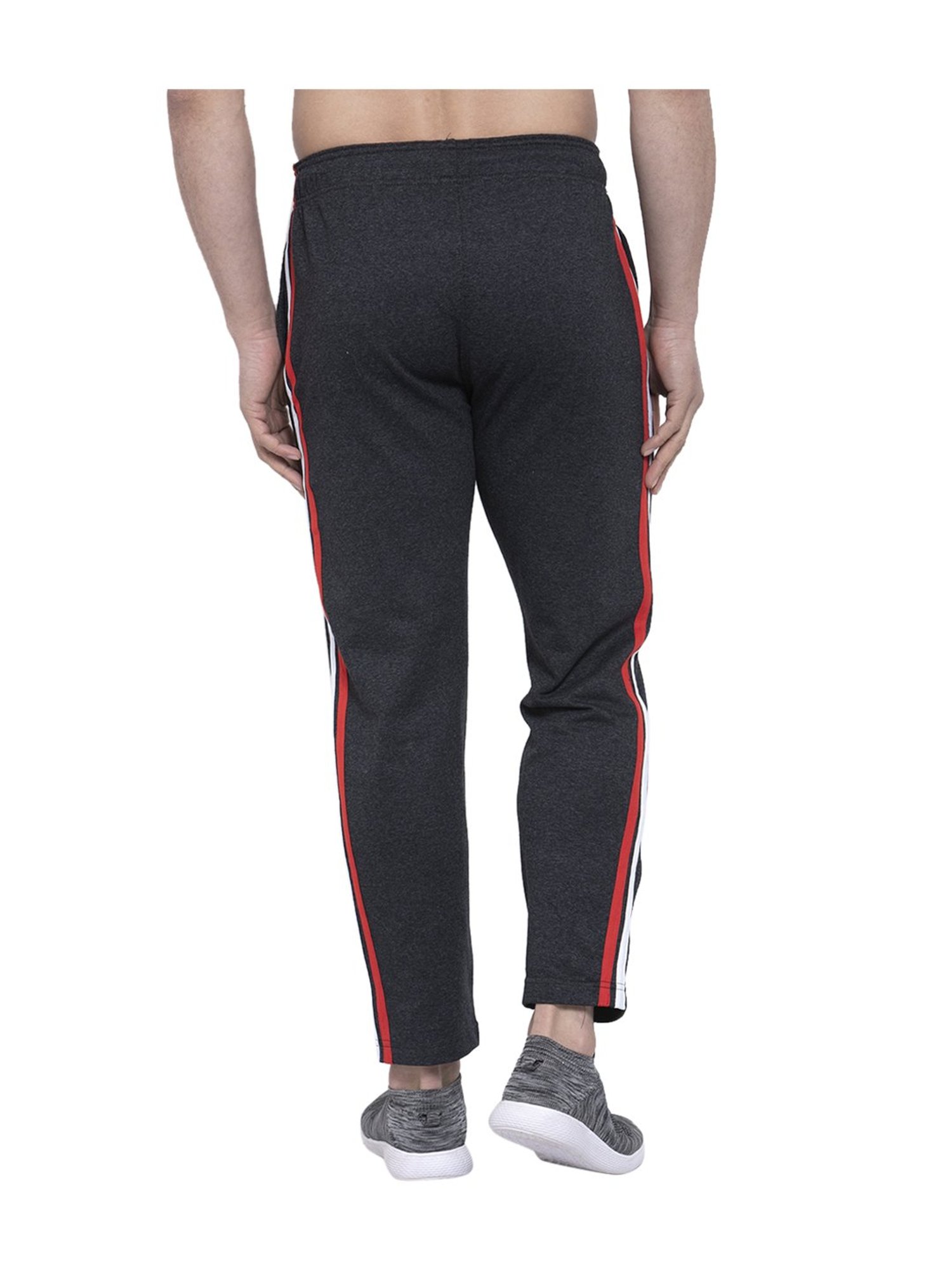 Buy NEUDIS Black & Dark Grey Solid Regular Fit Track Pants (Pack of 2) for  Men Online @ Tata CLiQ