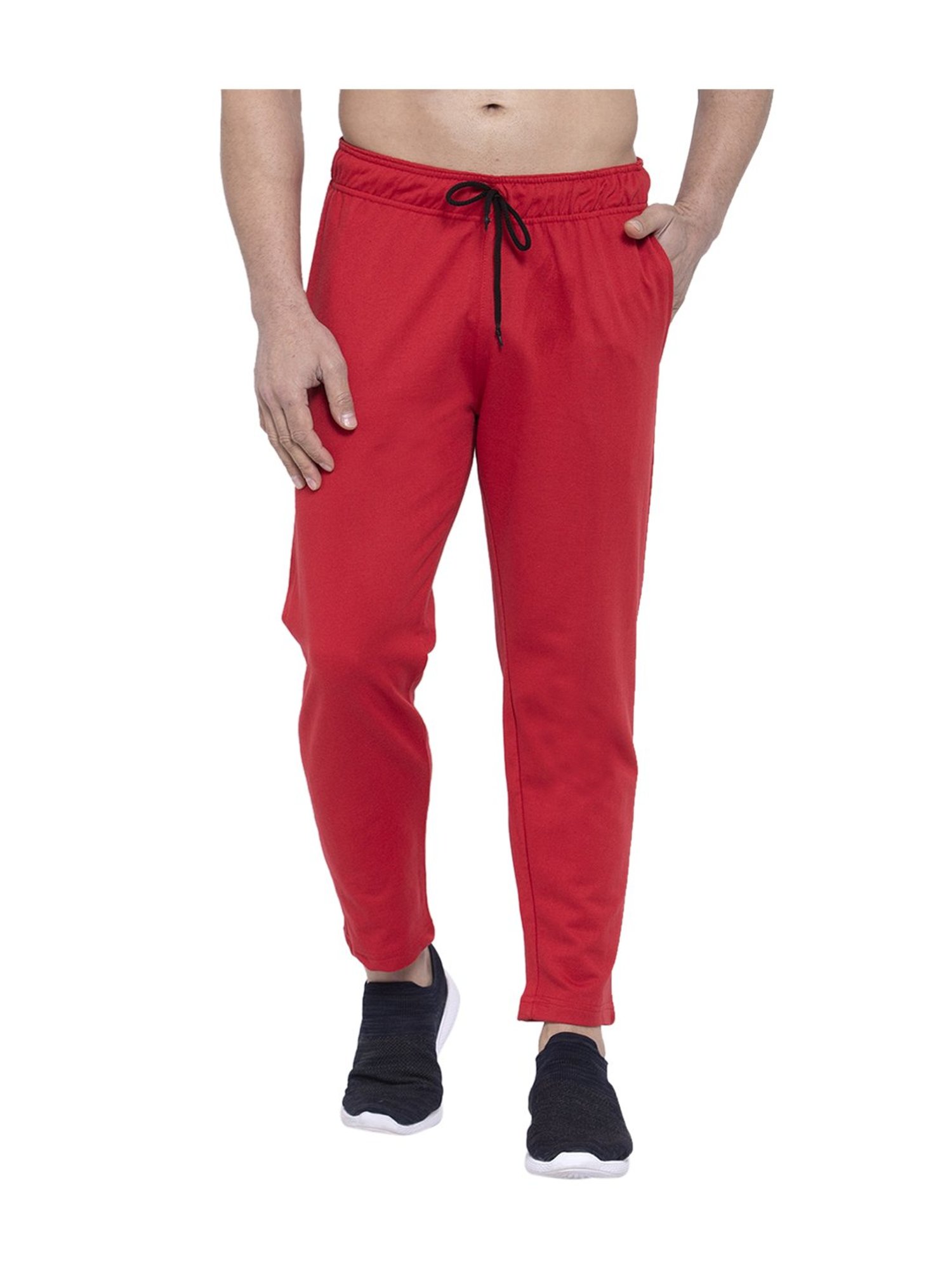 fcityin  Handsome Simple Hosiery Cotton Blend Track Pants Combo  Mens