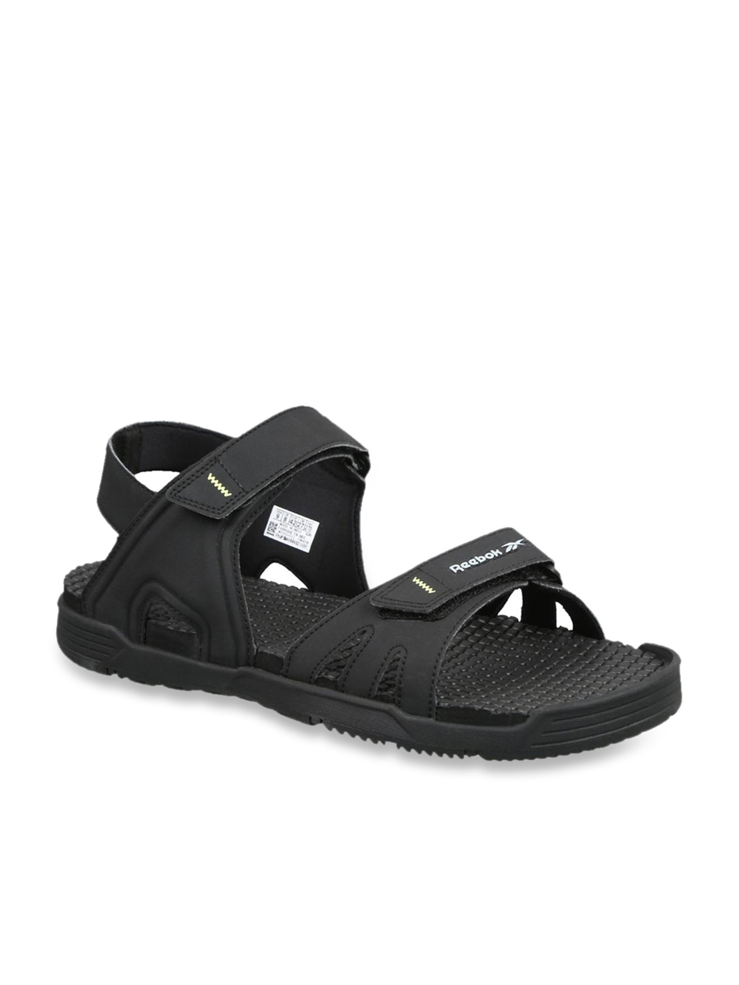 Fortæl mig dør fotoelektrisk Buy Reebok Men's MOBO HARRIS Black Floater Sandals for Men at Best Price @  Tata CLiQ