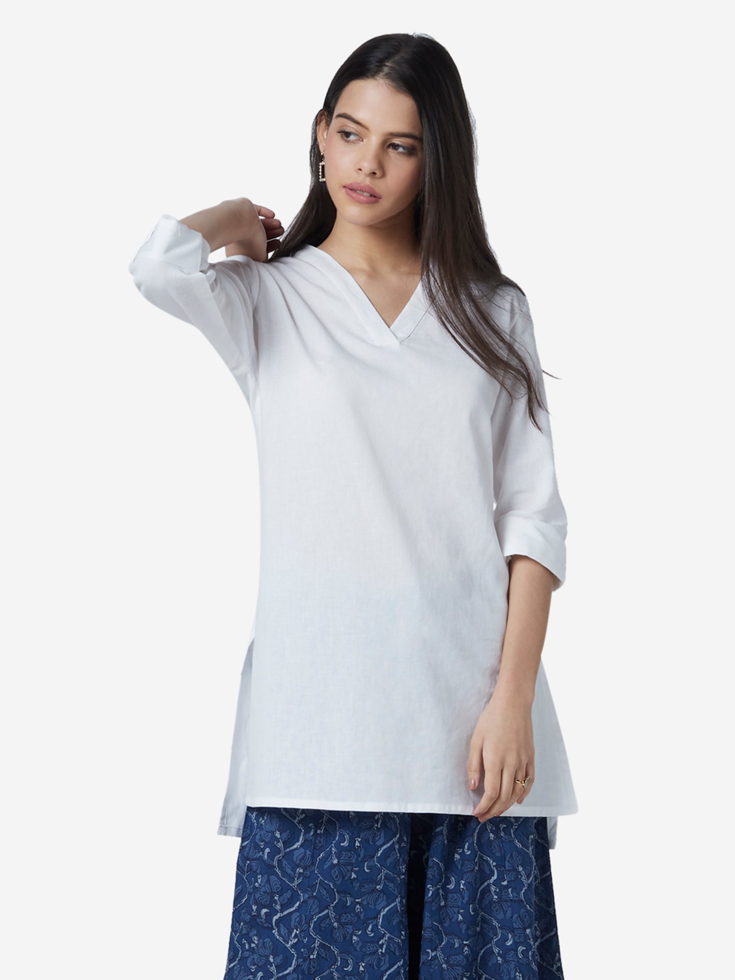 westside white kurti