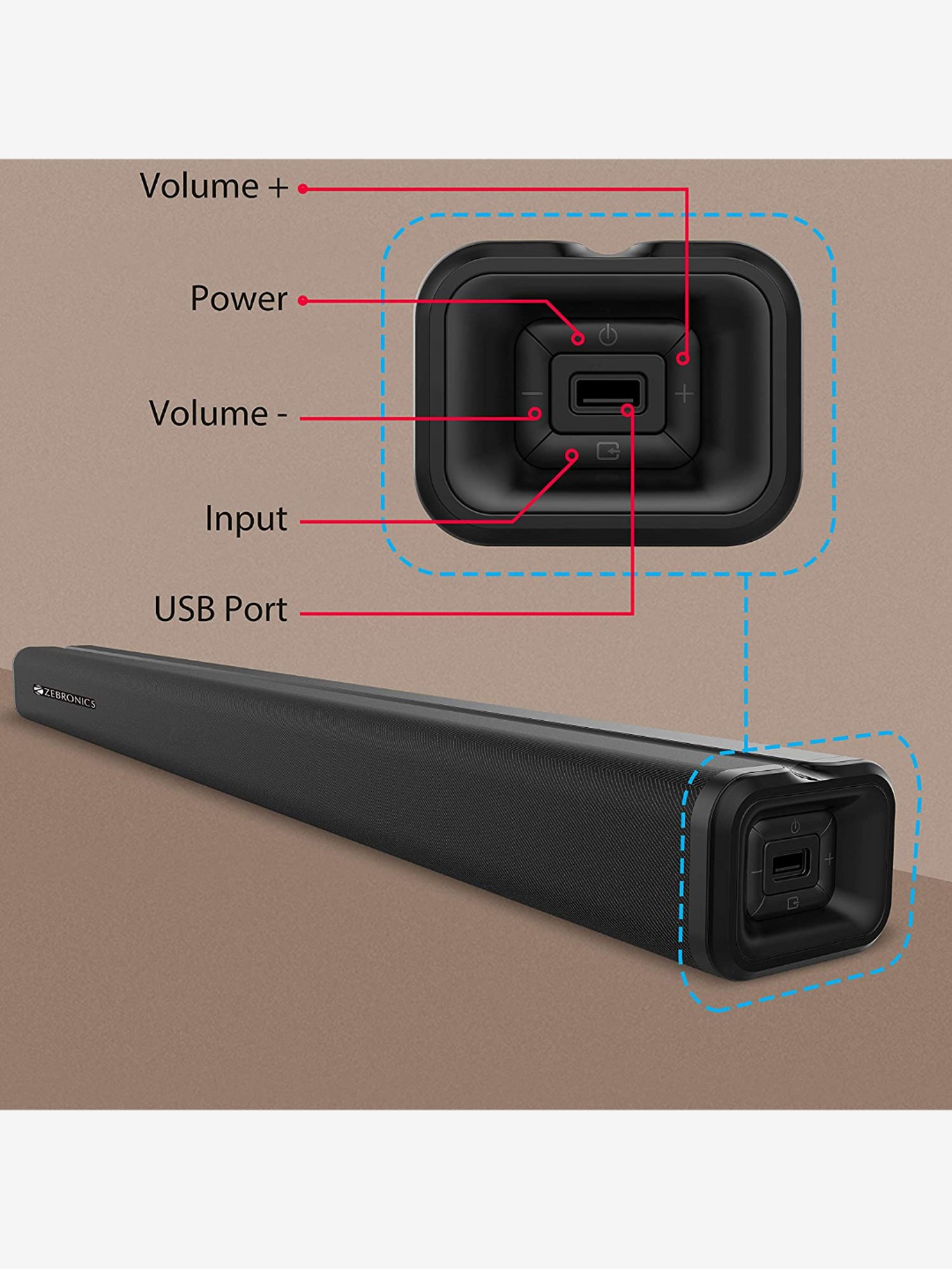 zebronics 3500 soundbar