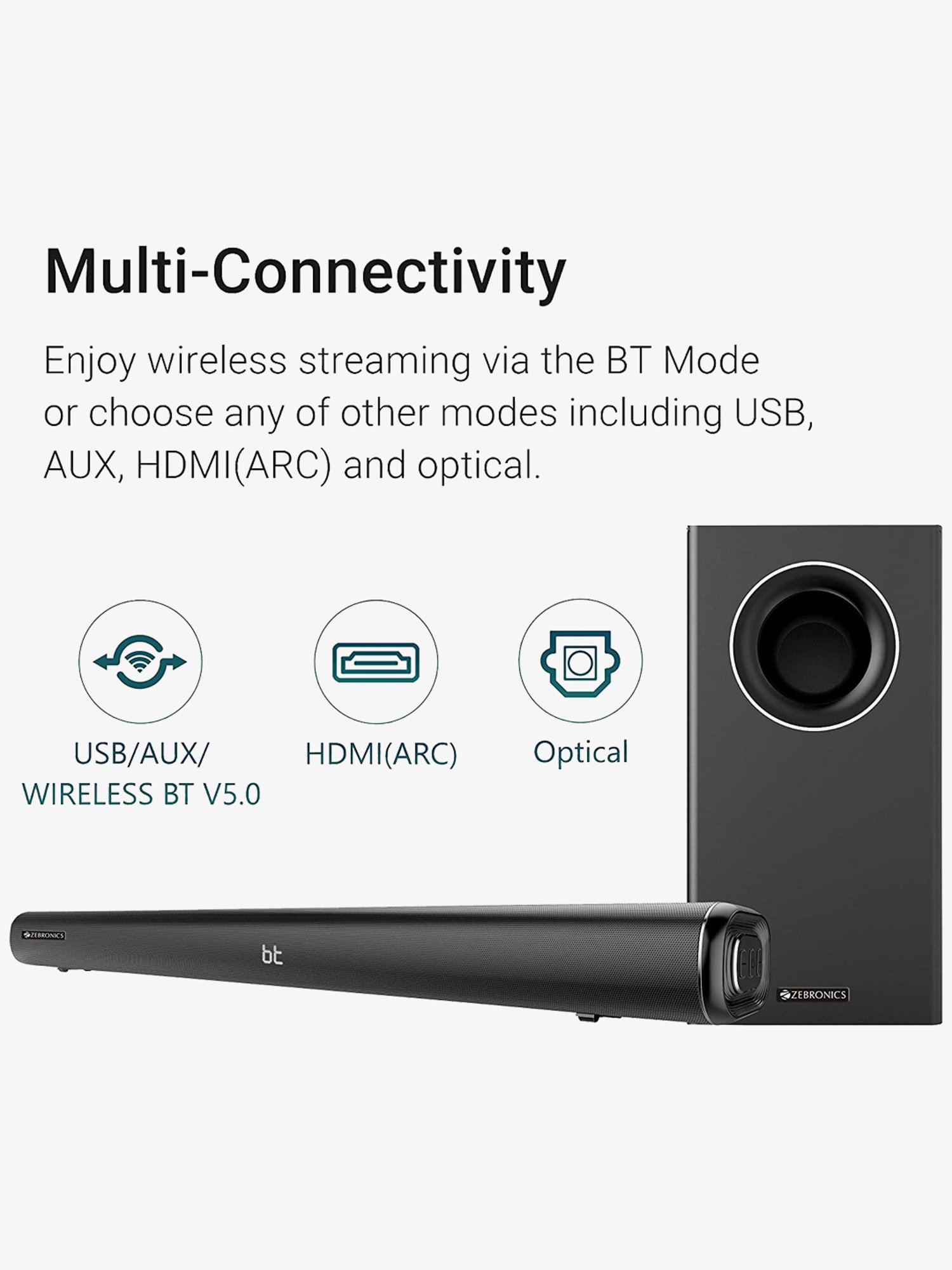 zebronics soundbar 160w