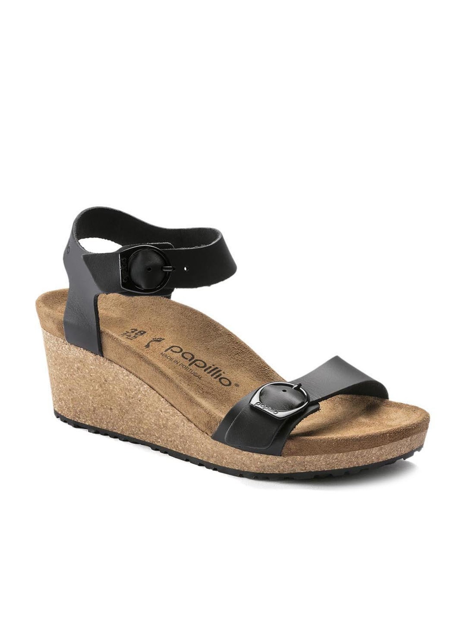 Buy Papillio by Birkenstock Women s Soley Ankle Strap Wedges for