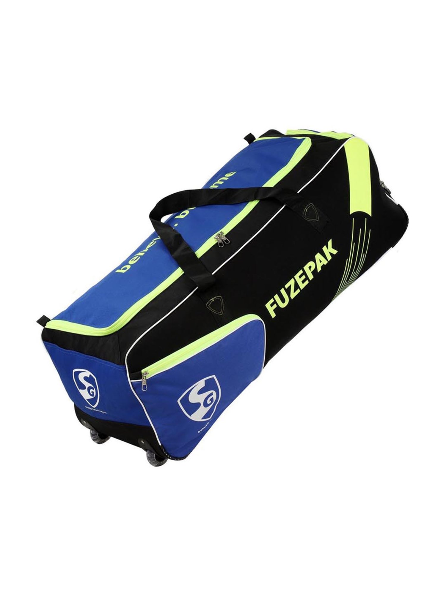 SG Multicolored Fuzepak Cricket Kitbag with Wheels (Large)