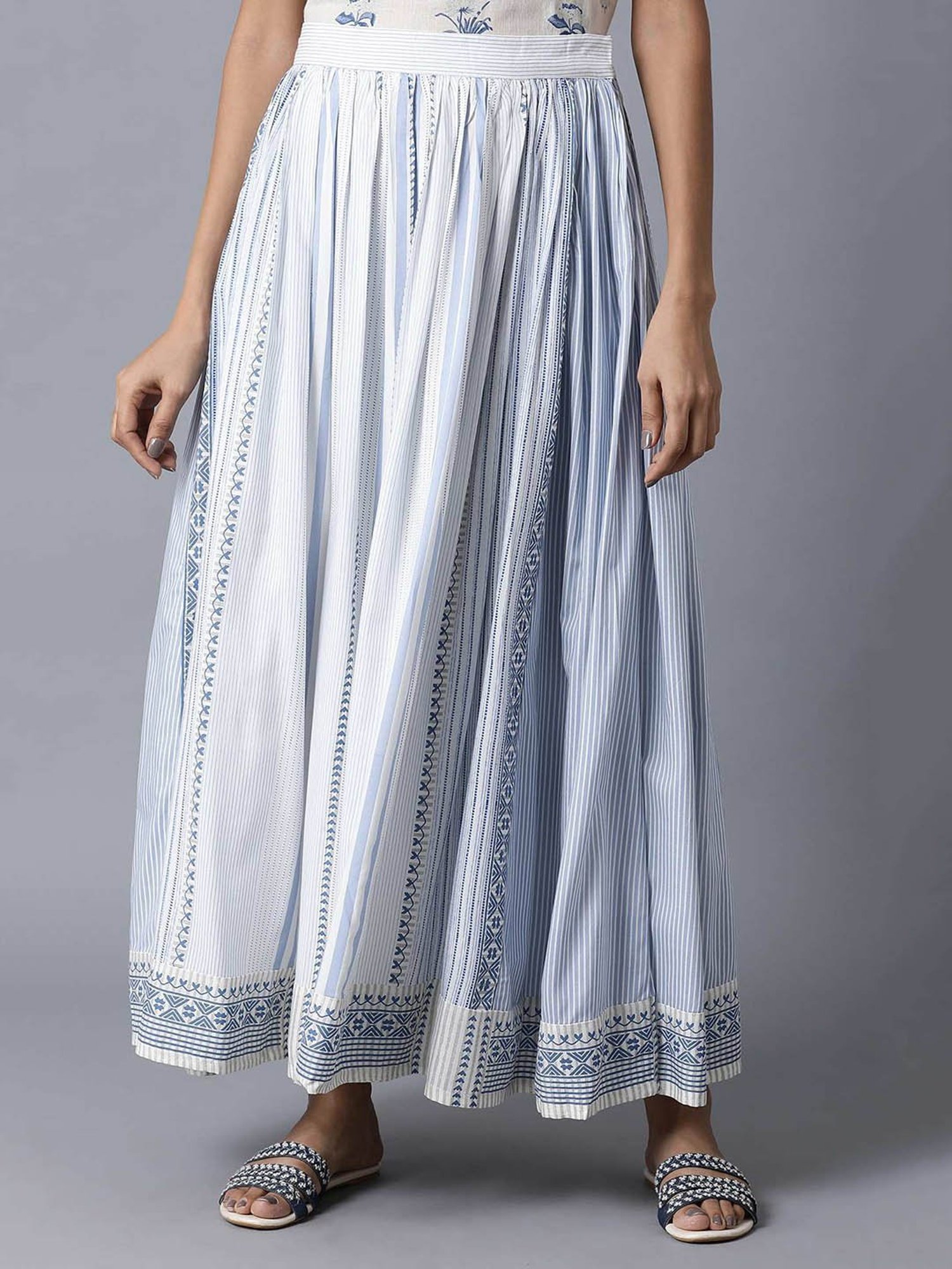 Buy W Light Blue Skirt for Women's Online @ Tata CLiQ