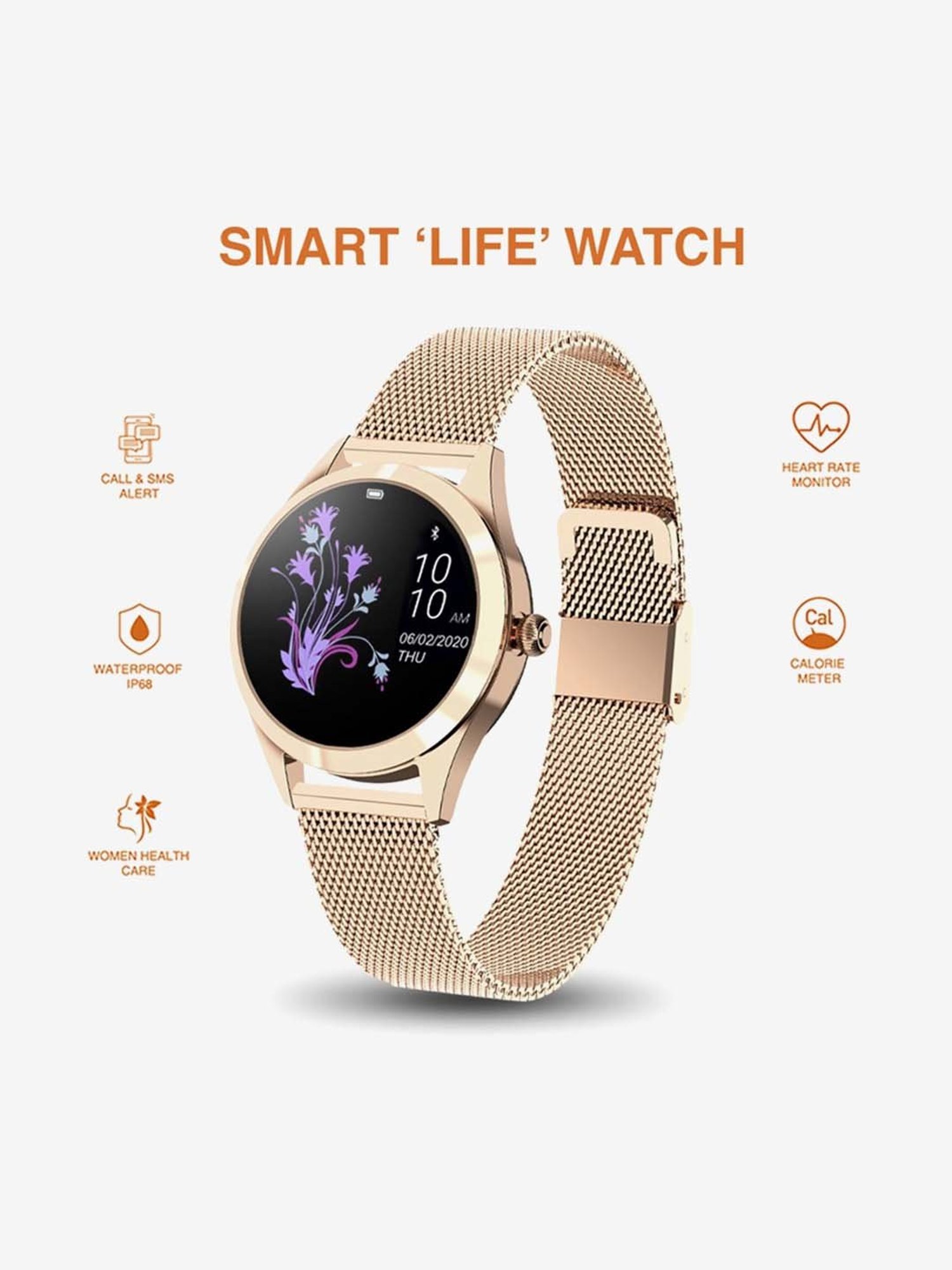 Buy Gionee Senorita Smart Life Smartwatch Gold Online At Best