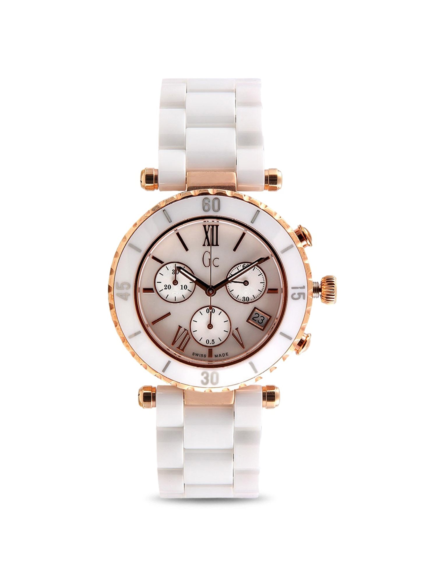 Gc Watches GC LEGACY LADY - Watch - silver/rose gold/multi-coloured -  Zalando.de