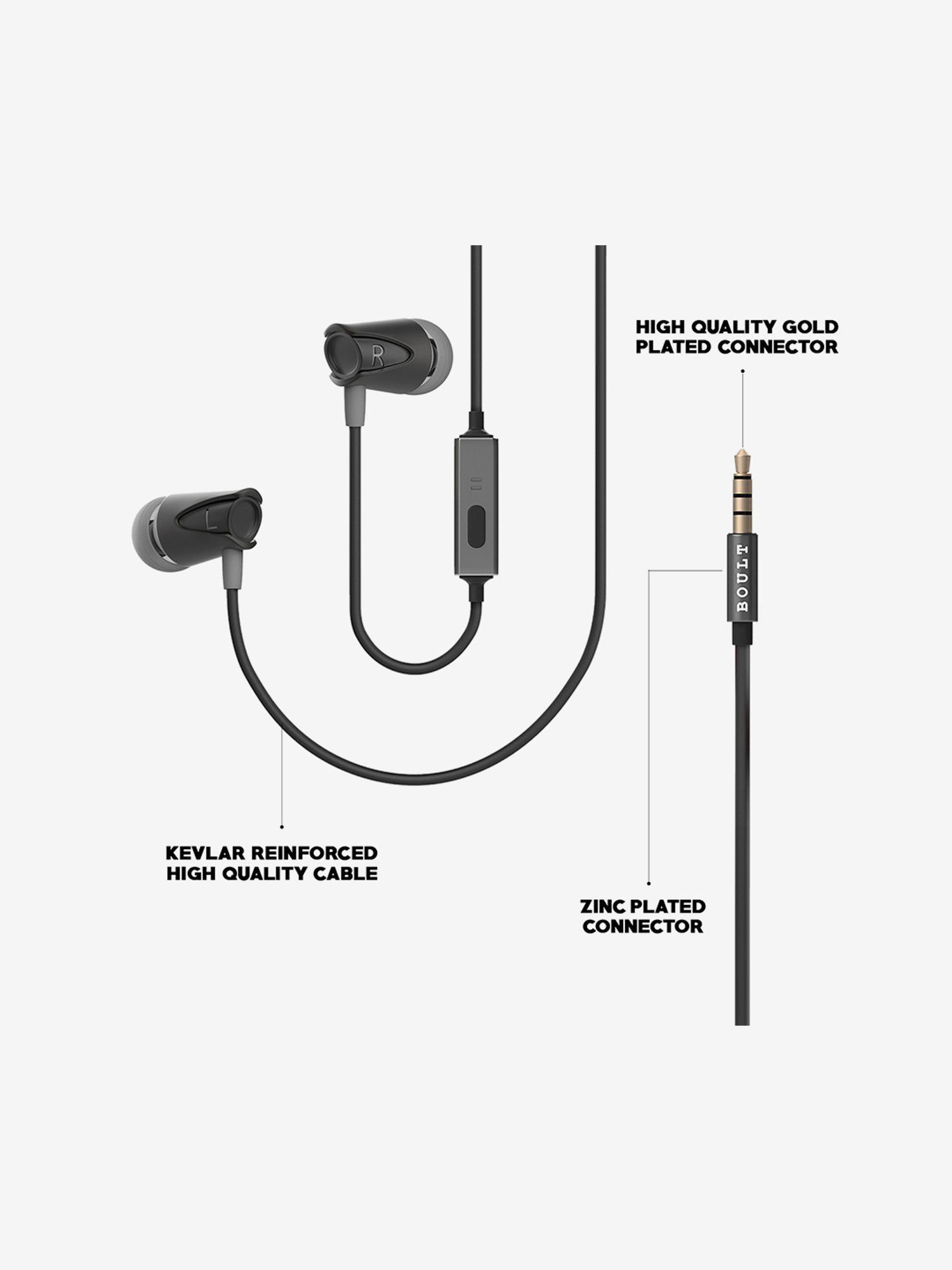 boult audio bassbuds storm wired headset