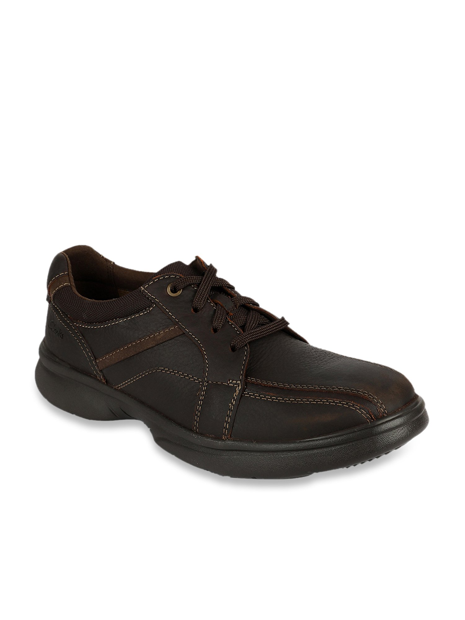 clarks mens brown casual shoes