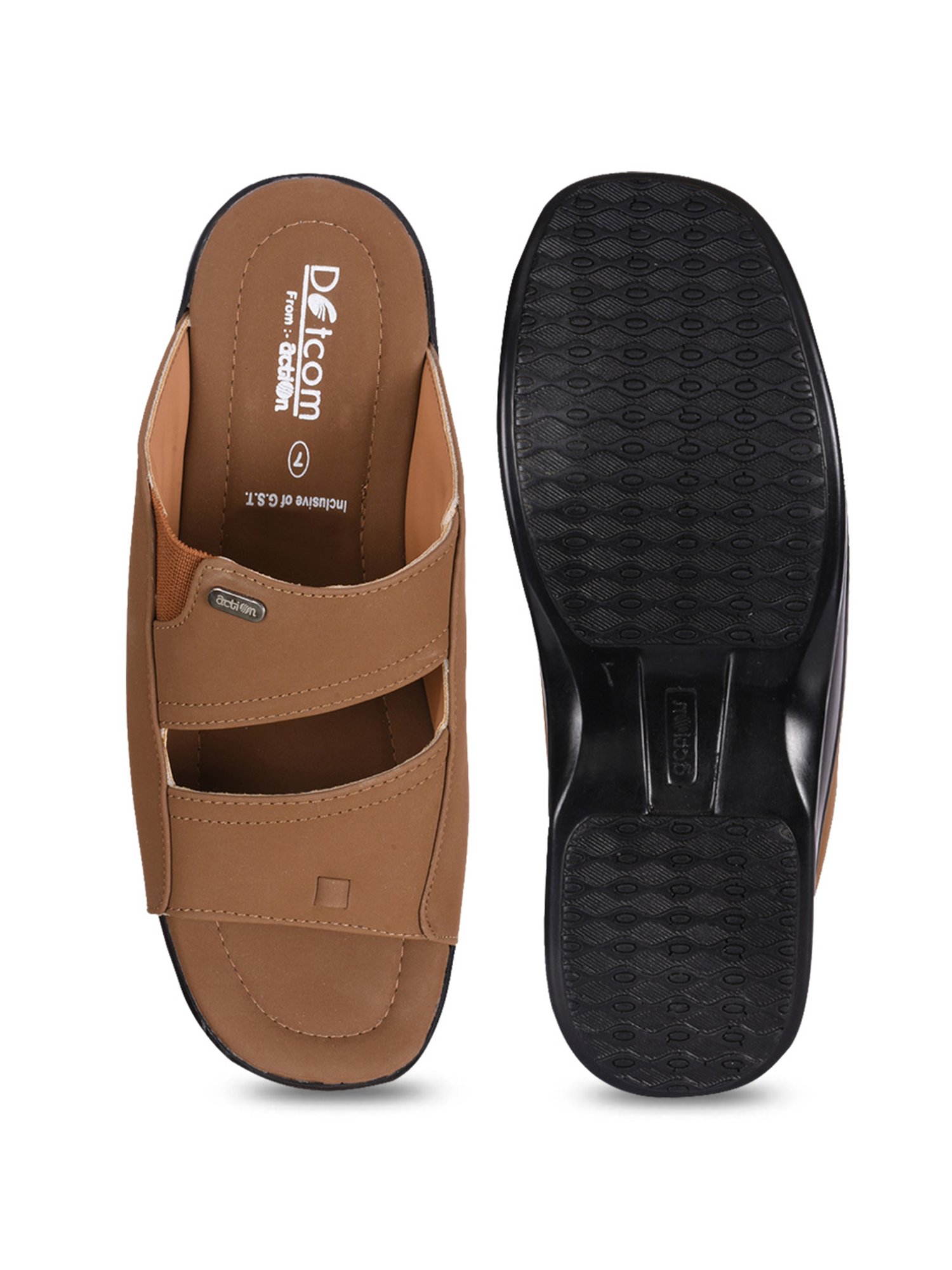 Action Shoes Men's Brown Sandals and Floaters - 7 UK/India (41 EU)(3307) :  Amazon.in: Fashion