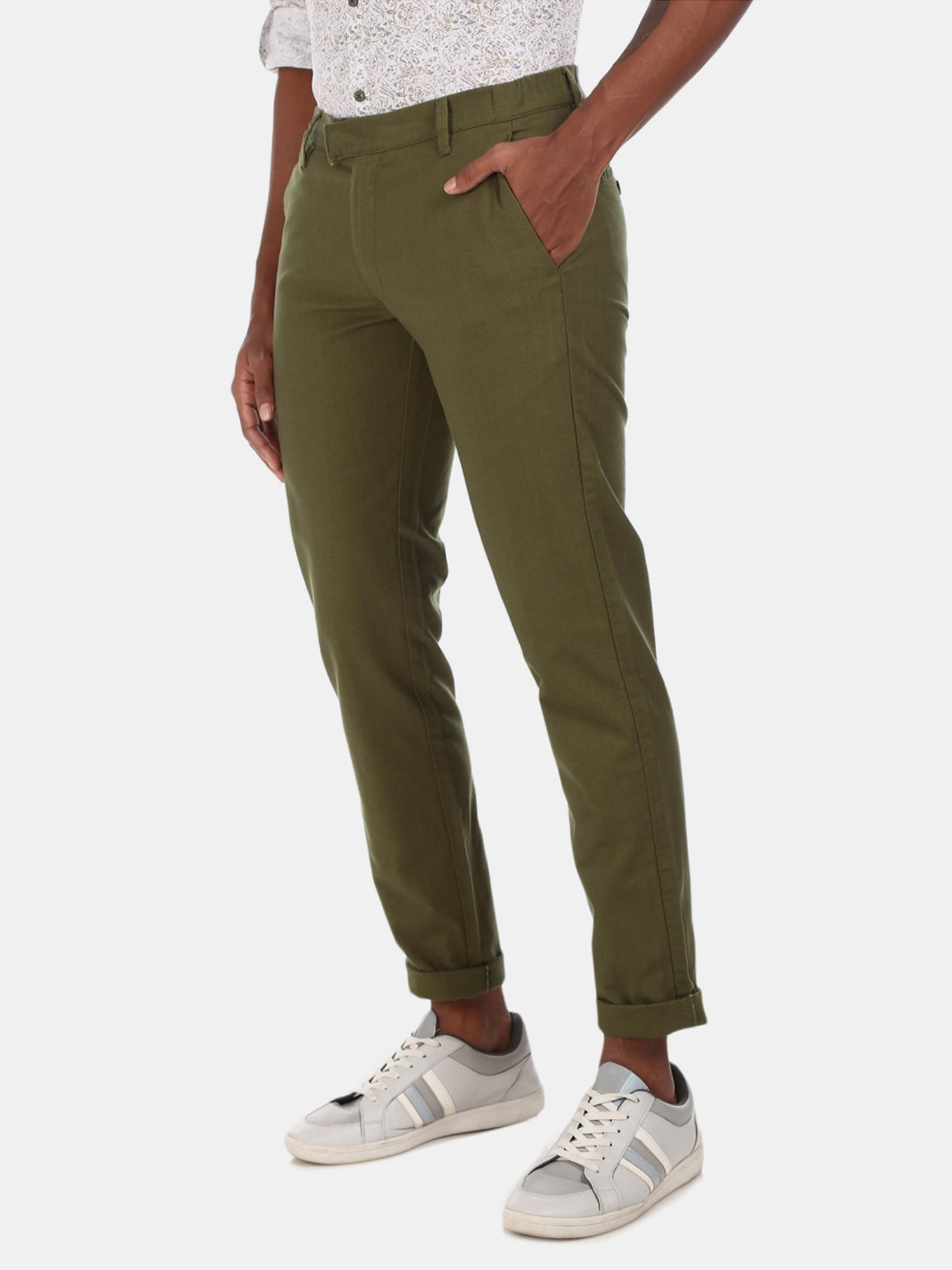 Buy Blue Trousers & Pants for Men by Ruggers Online | Ajio.com