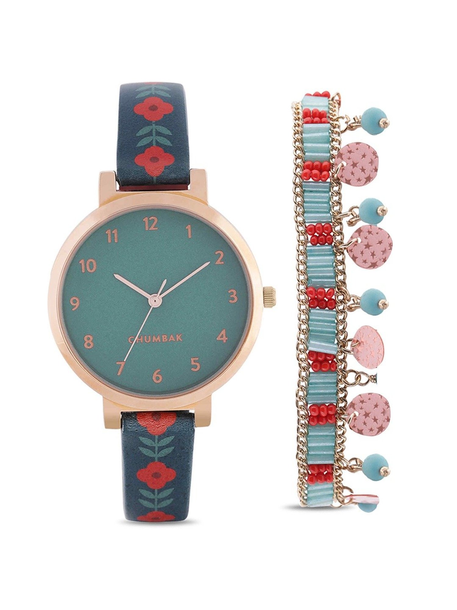 Women's Teal By Strong Is The New Pretty Wrist Watch - Chumbak – Trendia