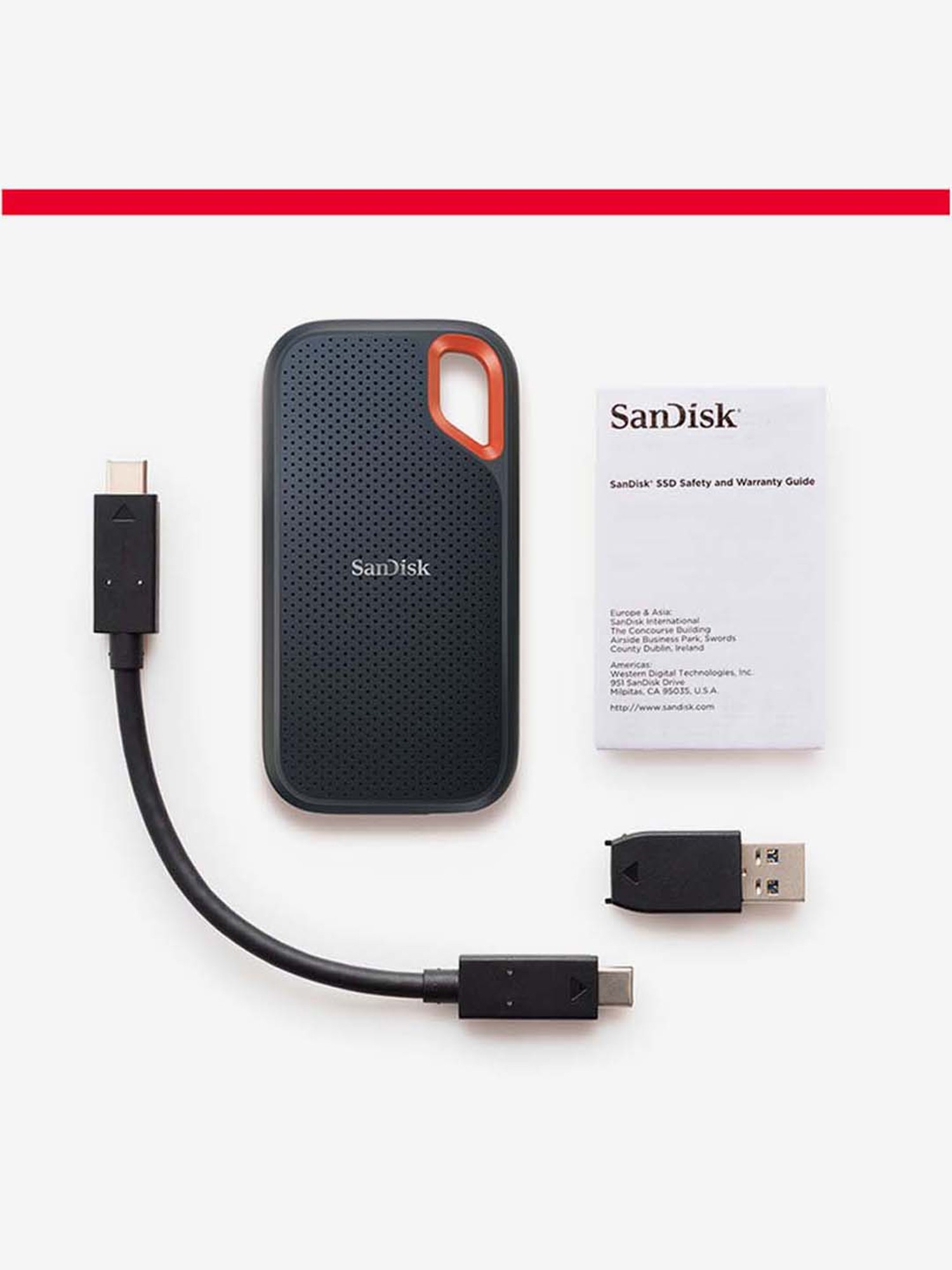 SanDisk Extreme V2 4To USB-C SSD Externe Portatif (SDSSDE61-4T00
