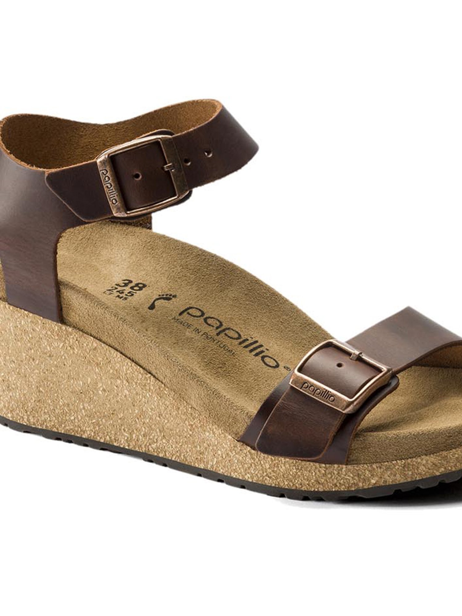 Buy Papillio by Birkenstock Women s Soley Cognac Ankle Strap for