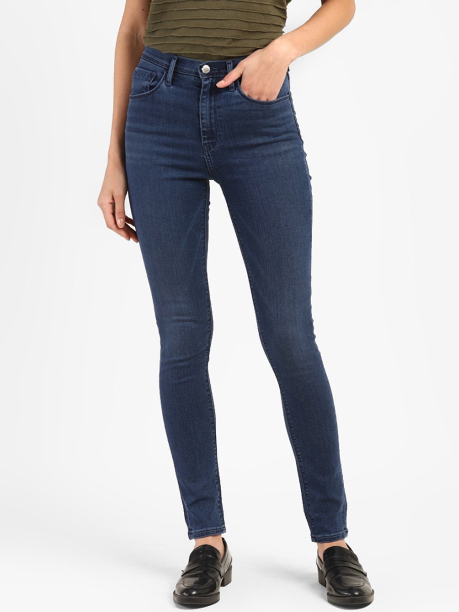 Buy Levi's waterless Denim Blue Cotton Jeans for Women Online @ Tata CLiQ