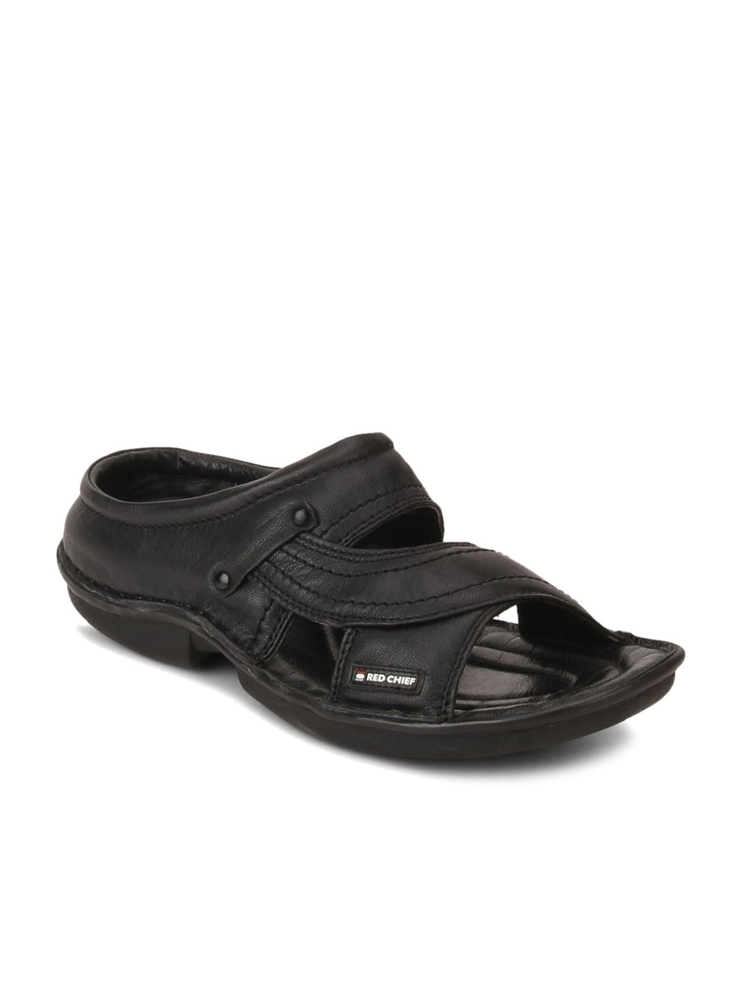 Buy Red Chief Men Beige Leather Comfort Sandals - Sandals for Men 8628009 |  Myntra