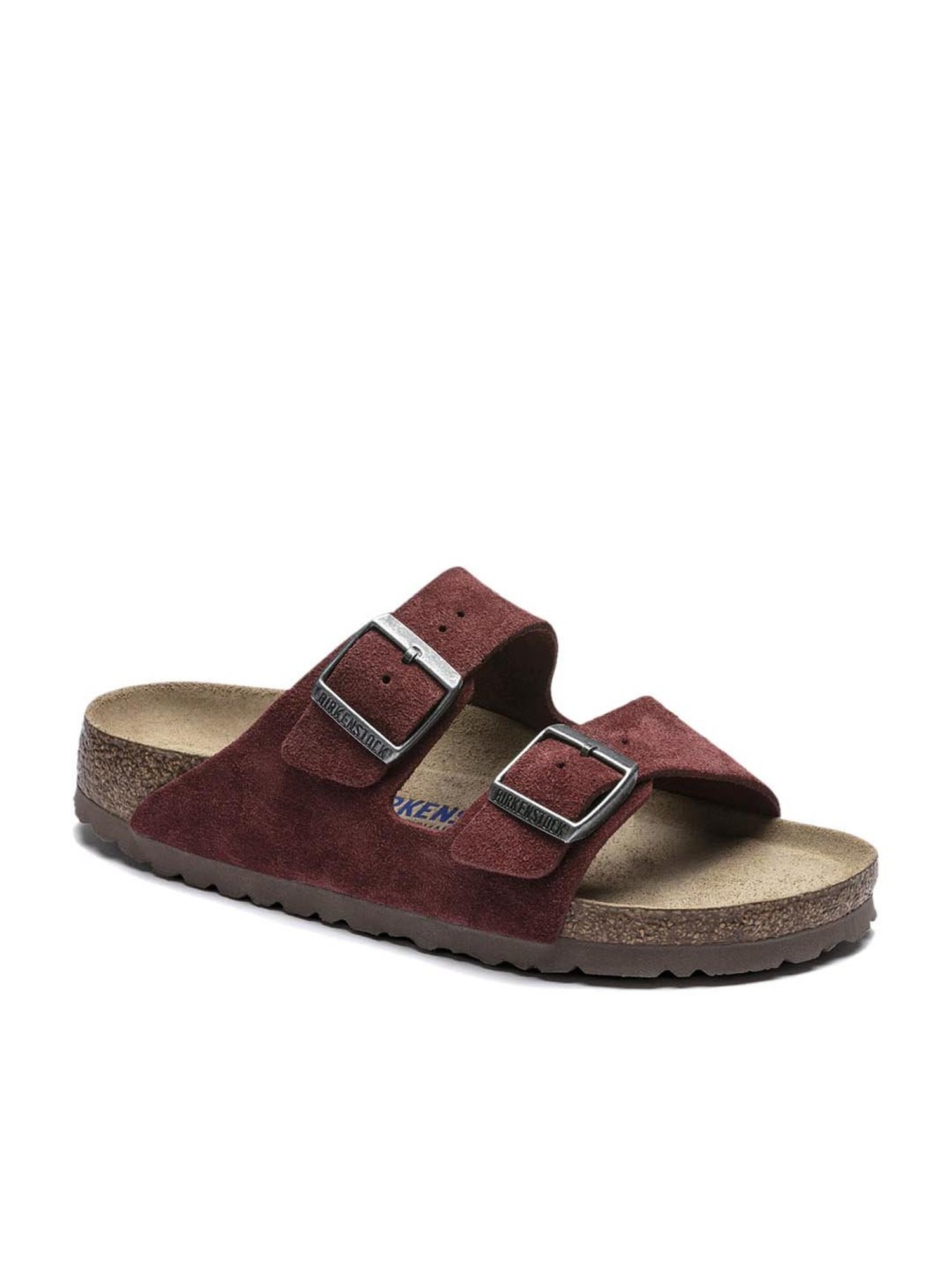 Buy Birkenstock Women s Arizona Soft Footbed Red Casual Sandals