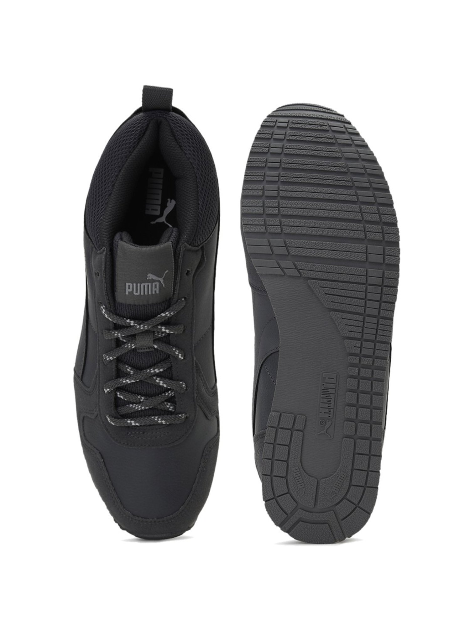 Buy Puma Men s ST Runner Demi Twill IDP Asphalt Running Shoes for Men at Best Price Tata CLiQ