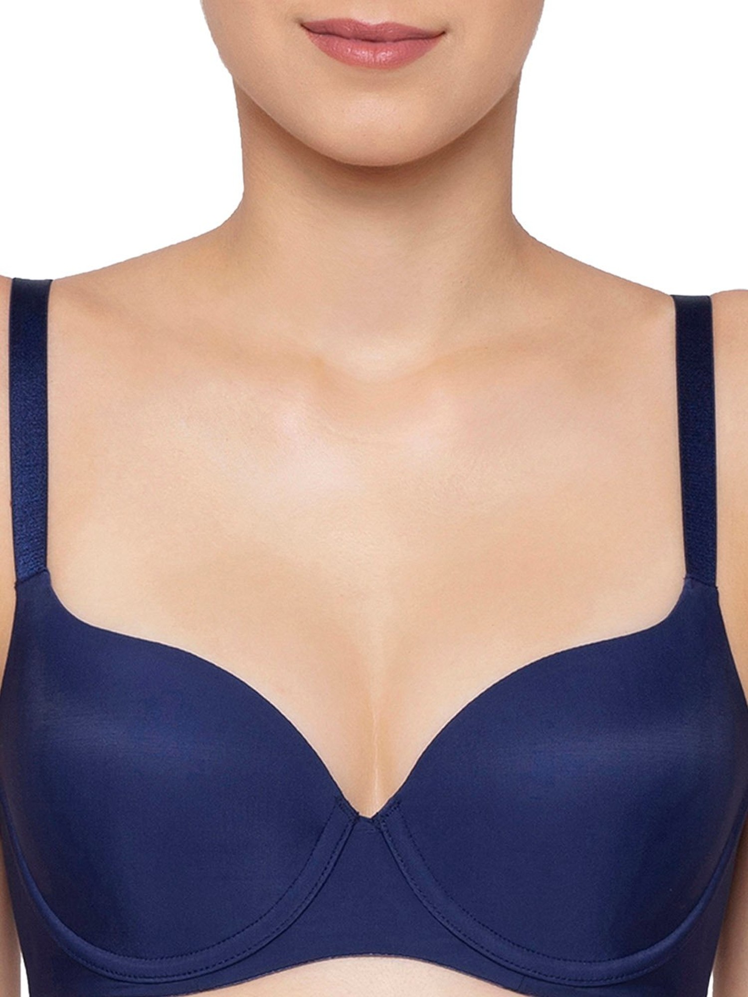Buy Wave Fashion- Women's Every Day's Padded Underwired Demi Bra T Shirt  Padded Underwired Pushup Bra Grey Online at Best Prices in India - JioMart.