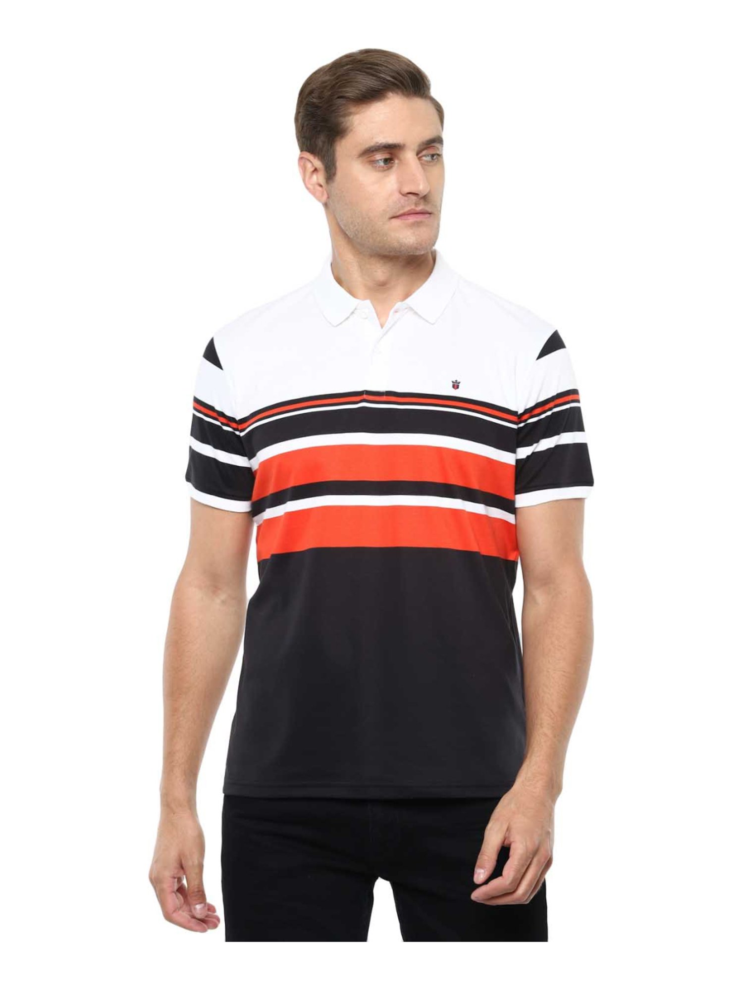 Buy Louis Philippe Sport Blue Cotton Polo T-Shirt for Men Online @ Tata CLiQ